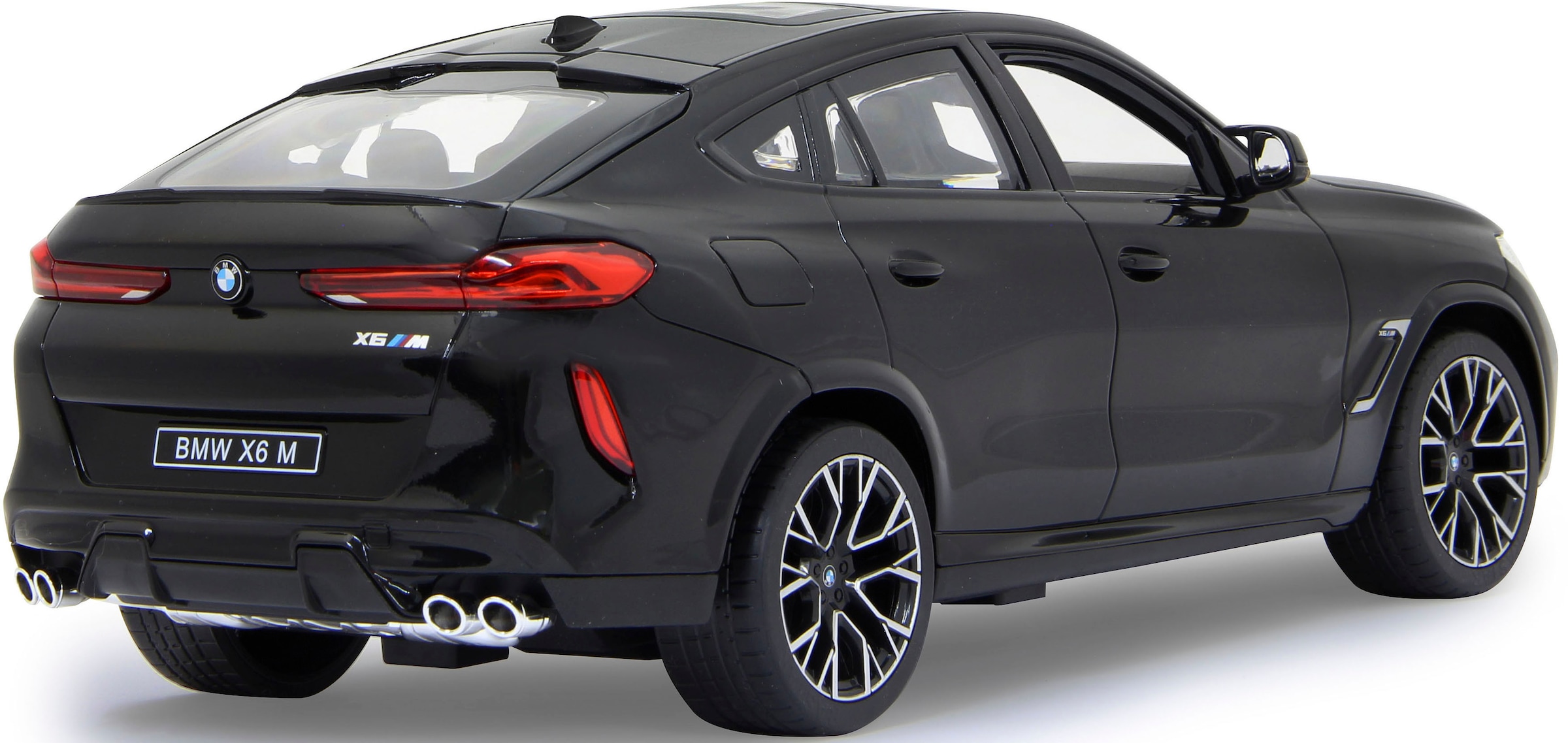 Jamara RC-Auto »Deluxe Cars, BMW X6 M 1:14, schwarz - 2,4 GHz«, mit LED-Lichtern