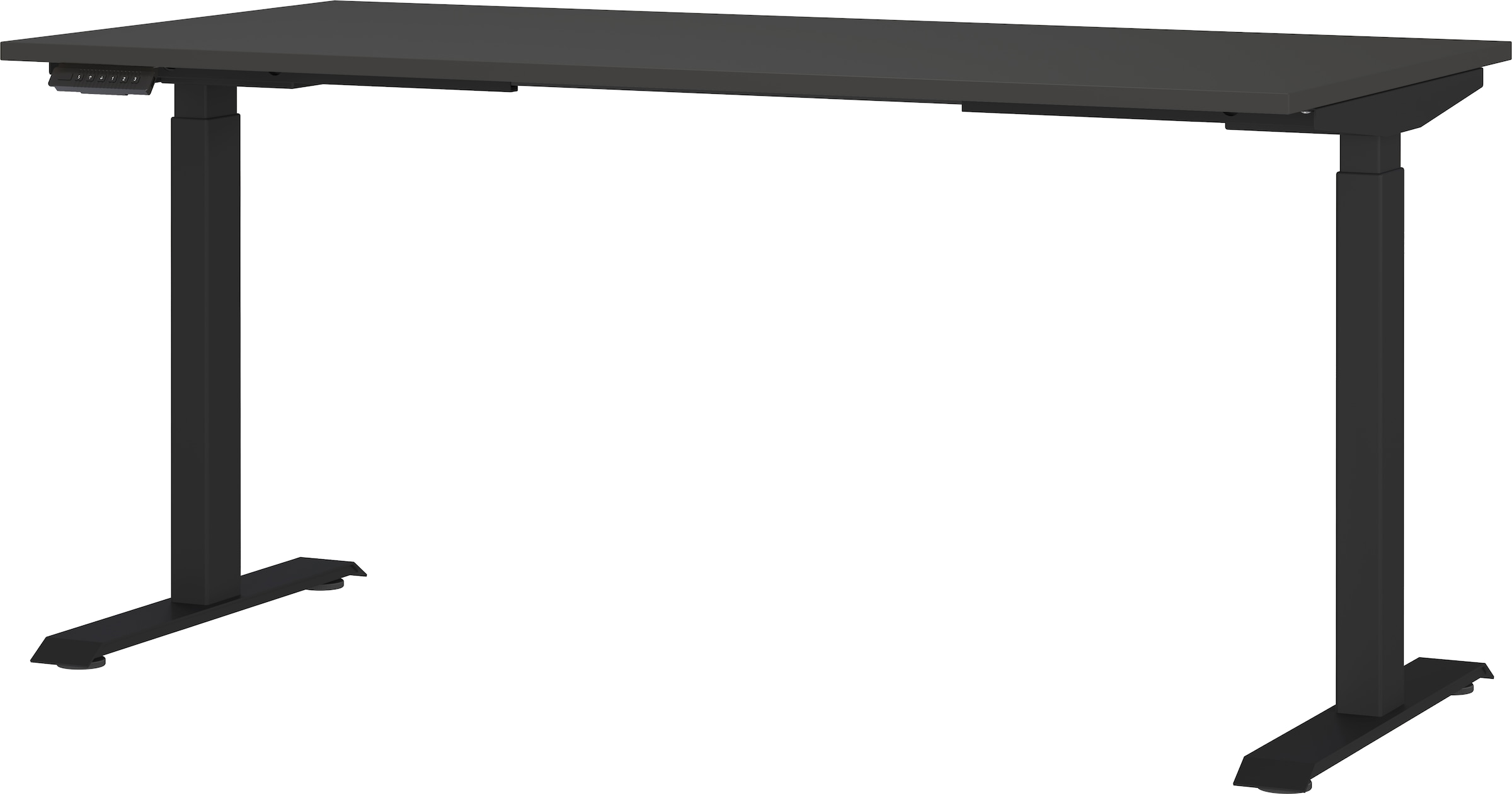 GERMANIA Schreibtisch »Mailand, elektrisch höhenverstellbar«, in Breitenvariante 120-180 cm, Made in Germany