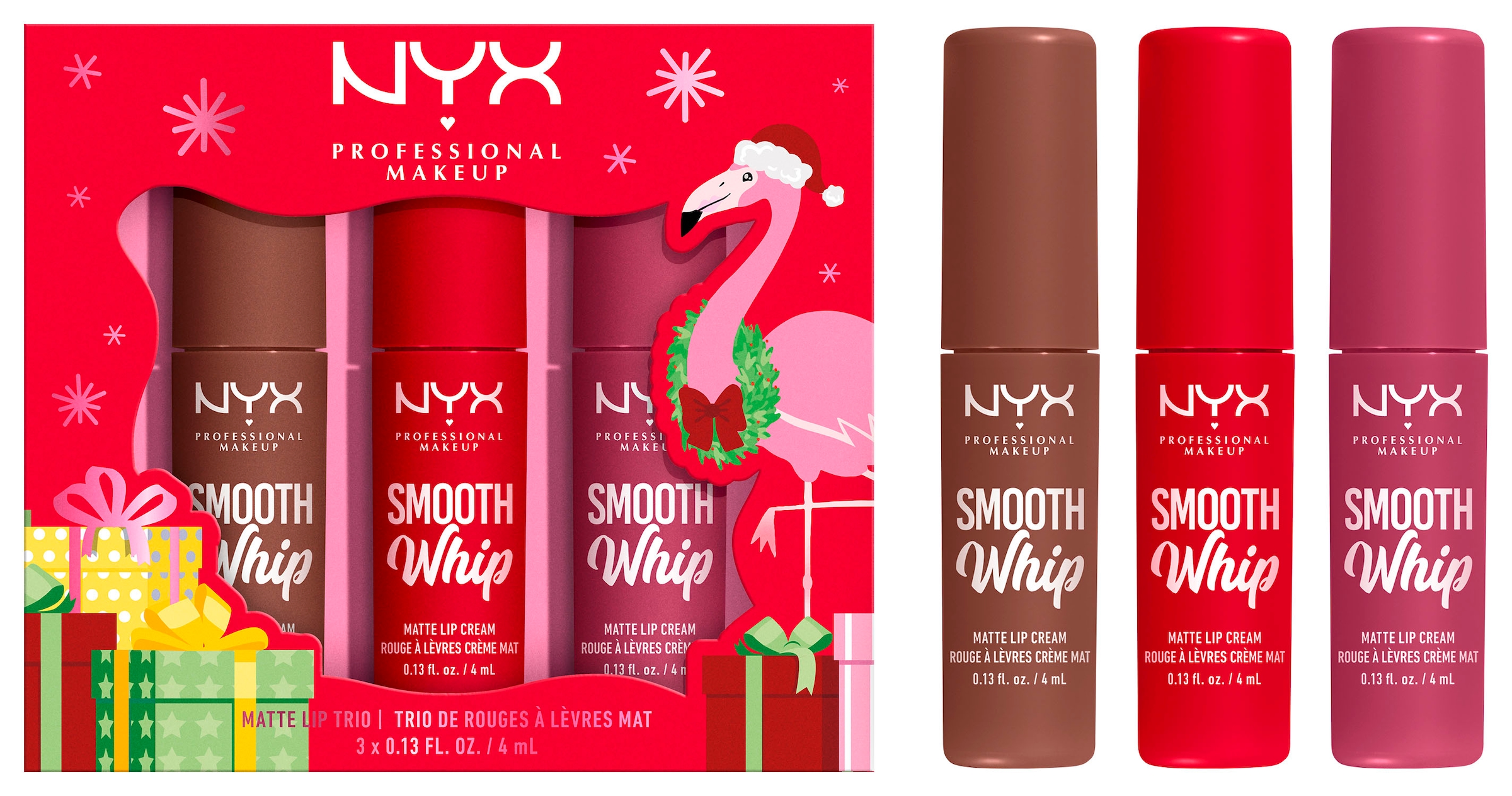 NYX Schmink-Set »NYX Professional Makeup Smooth Whip Trio«, mit vielseitigen Kombinationsmöglichkeiten