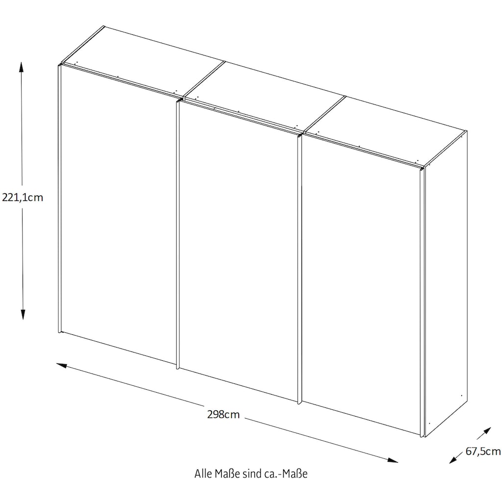 STAUD Schwebetürenschrank »Sinfonie Plus«