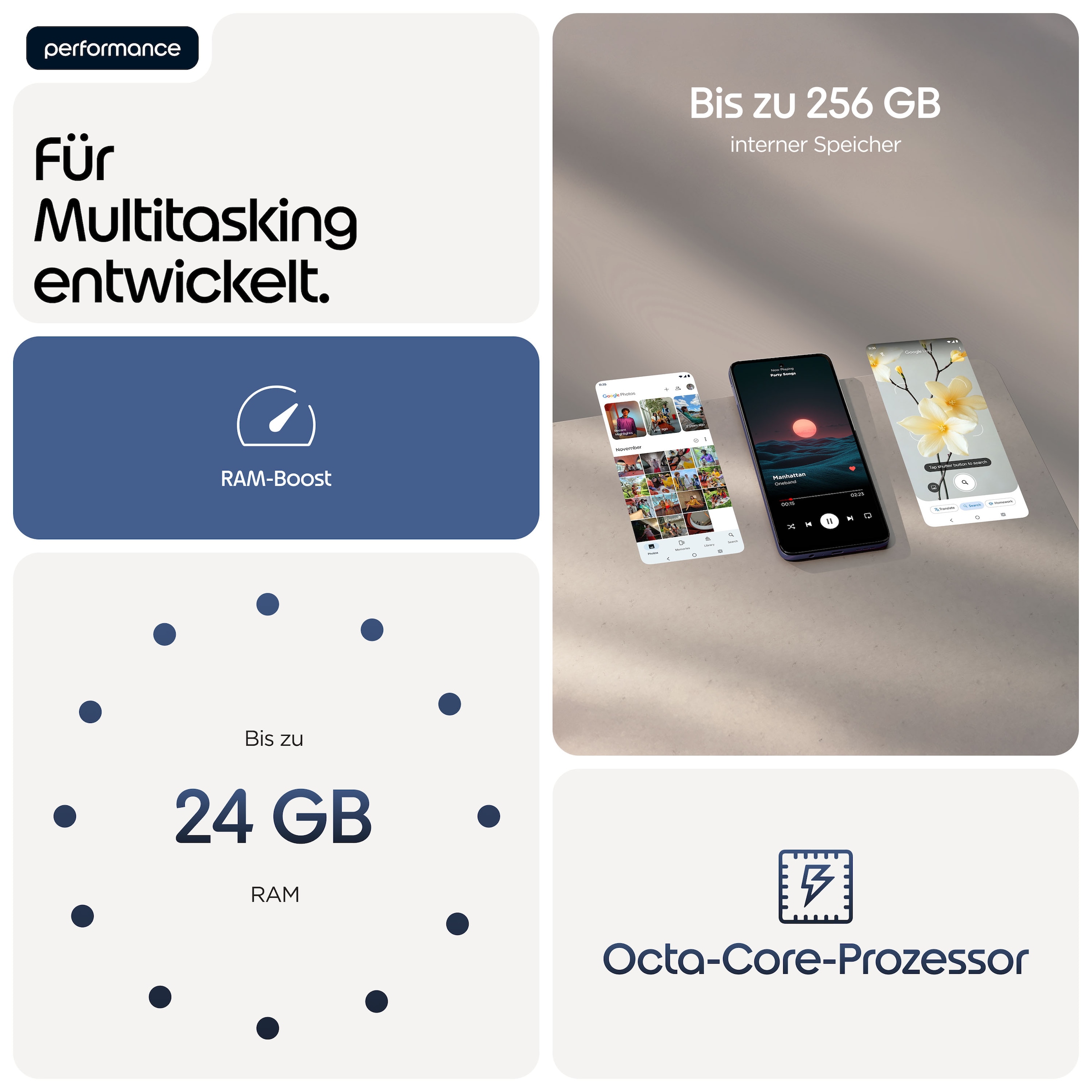 Motorola Smartphone »moto g 17« PANTONE® Evening Blue