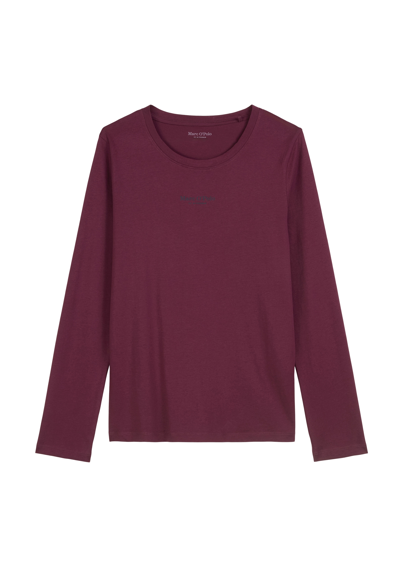 Marc O'Polo Langarmshirt »Mix N Match Cotton«, Baumwolle, weich, atmungsaktiv, Rundhals-Ausschnitt