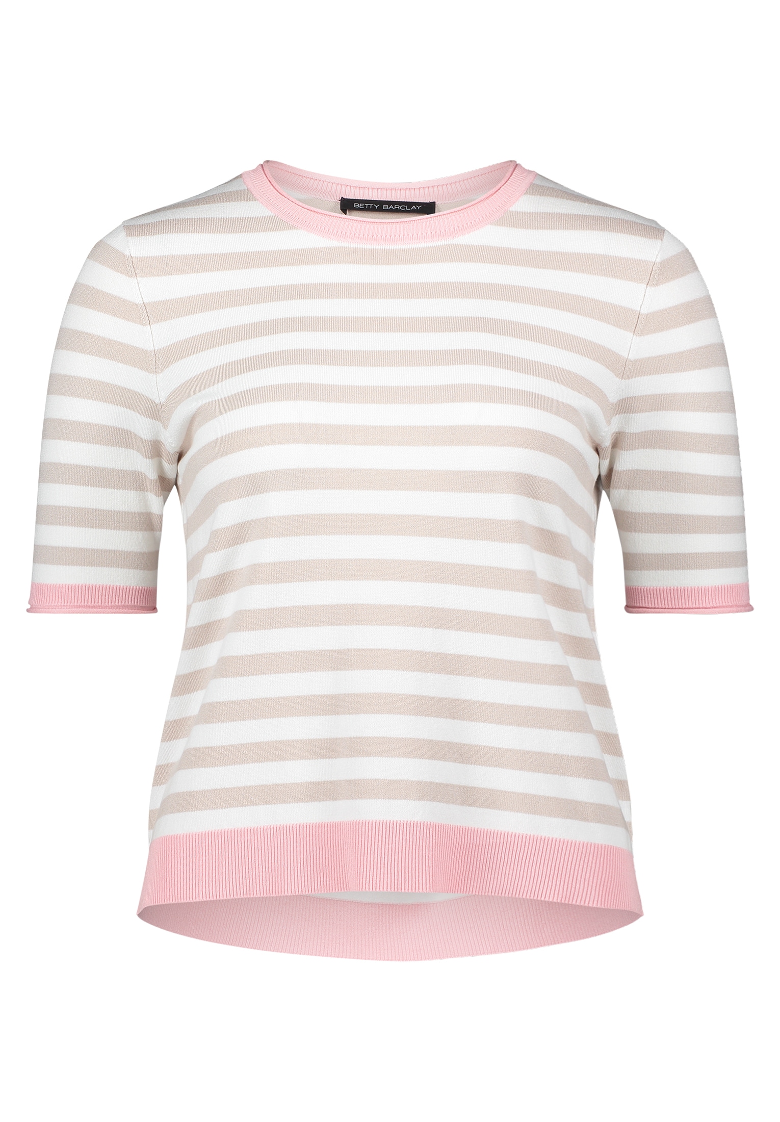 Betty Barclay Rundhalspullover »Basic-Pullover kurzarm«