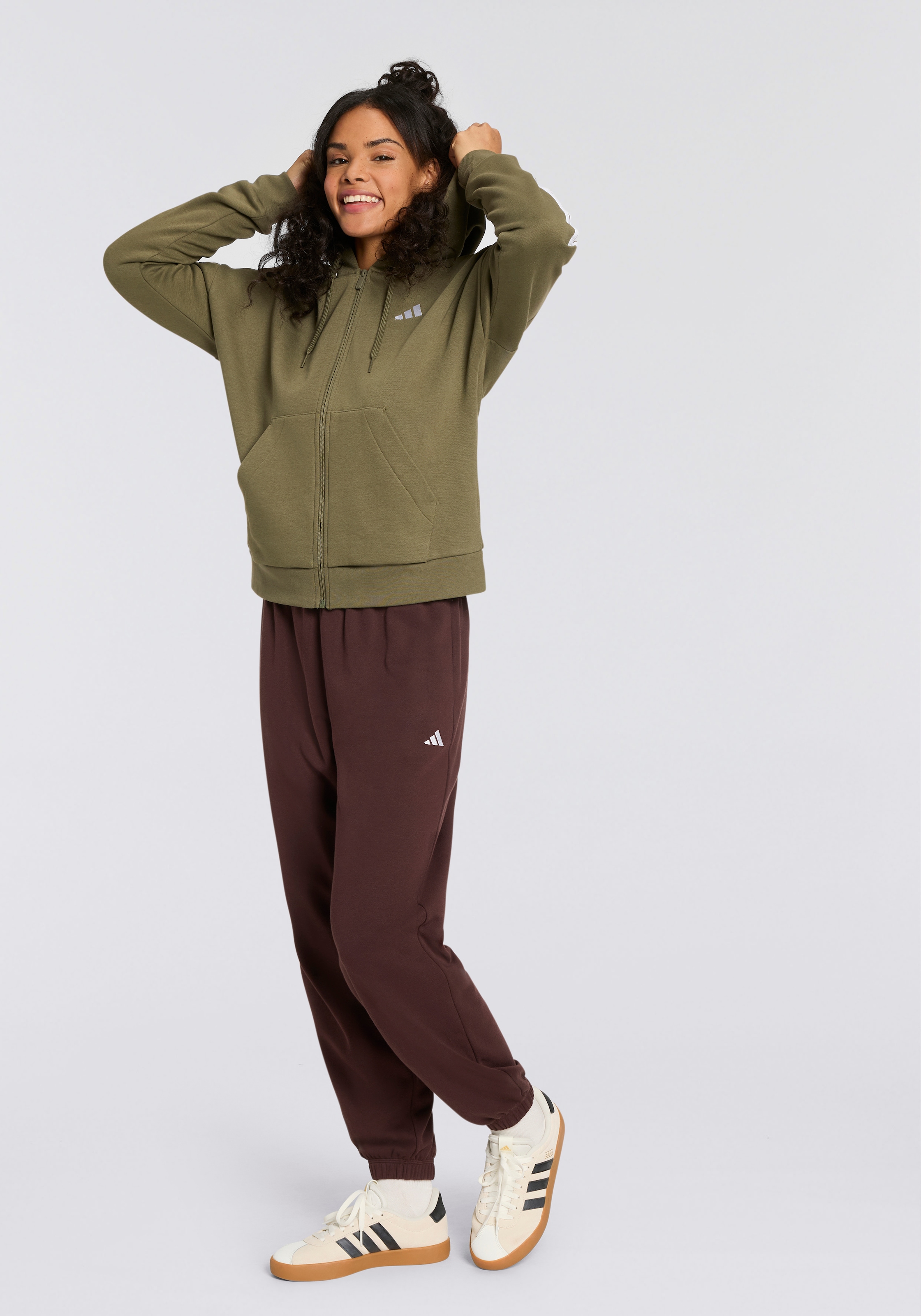 adidas Sportswear Kapuzensweatshirt »W 3S FL FZ HD«
