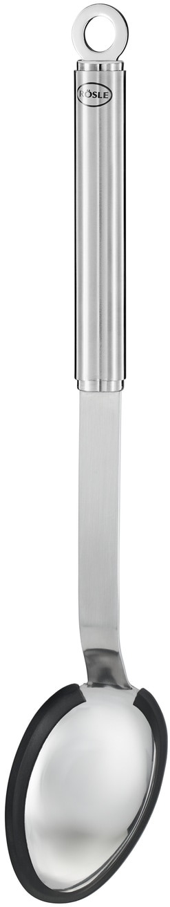 Rösle Gießlöffel Schöpflöffel mit Aufhängeöse in schwarz, Größe Länge: 33 cm