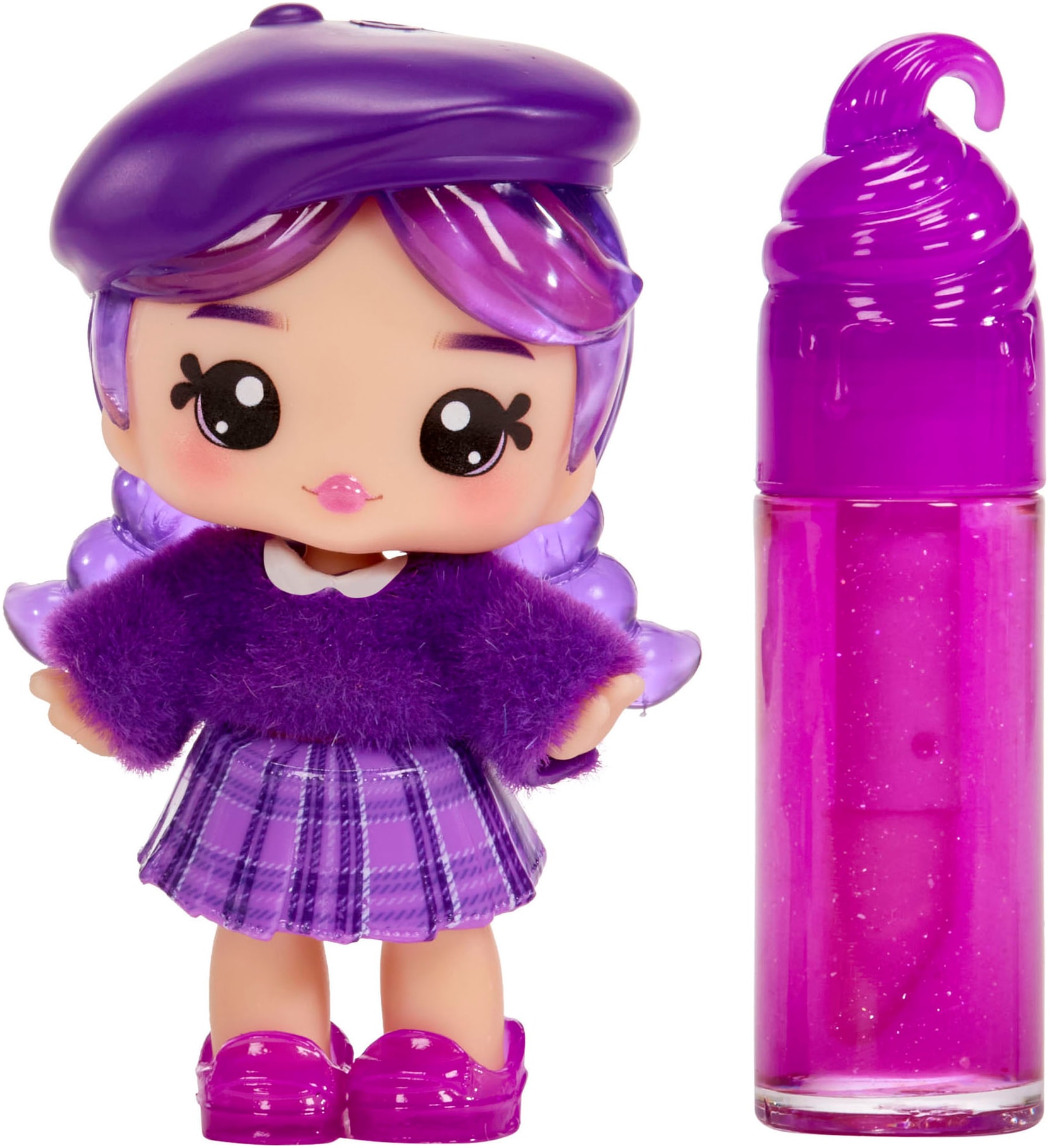 Minipuppe »Yummiland Lipgloss Doll - Greta Grape«, inklusive Schlüsselanhänger