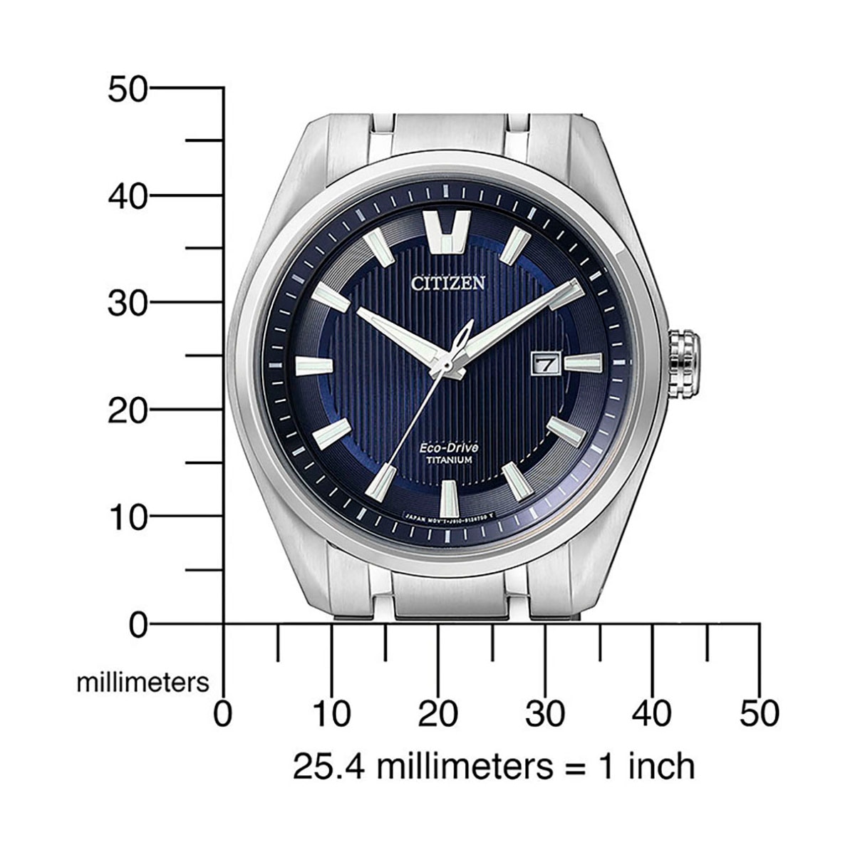 Citizen Titanuhr »AW1240-57L«, Armbanduhr, Herrenuhr, Solar, wasserdicht bis 10 bar, Titanarmband