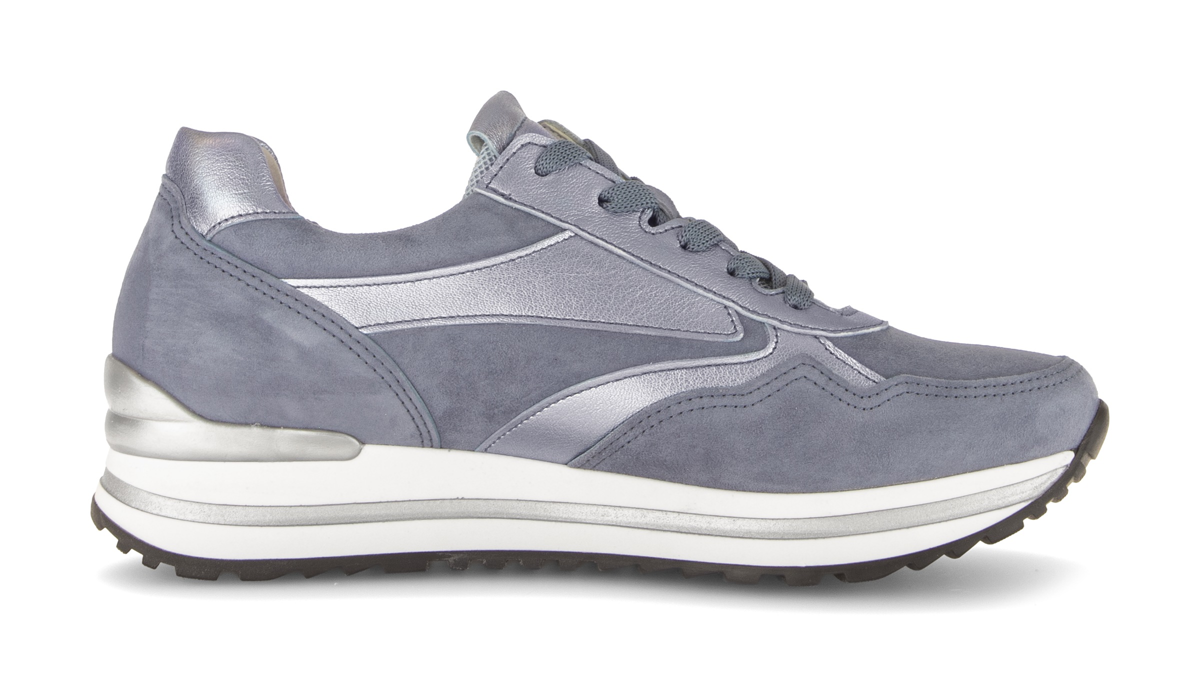 Gabor Plateausneaker »TURIN«  Freizeitschuh, Halbschuh, Schnürschuh, Außenreißverschluss, G-Weite