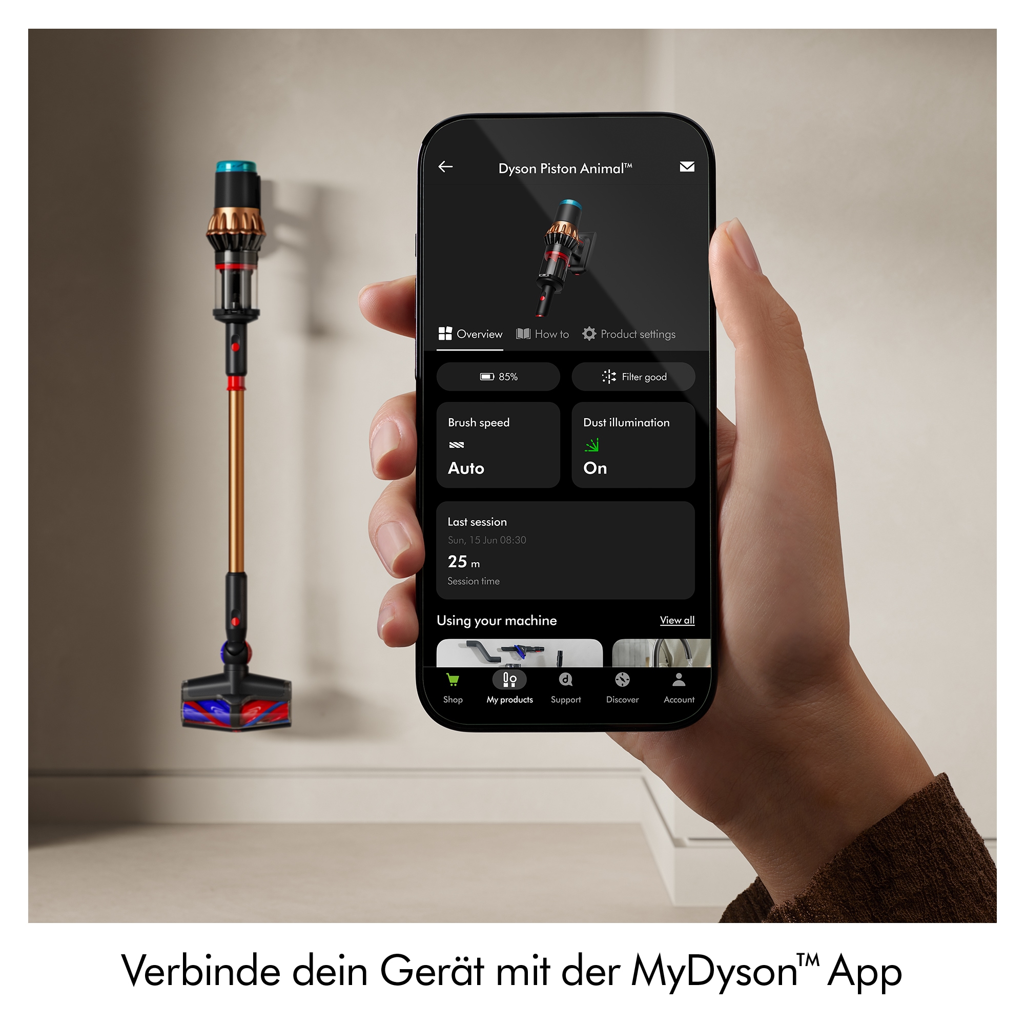 DYSON Akku-Stielstaubsauger »V16 Piston Animal«