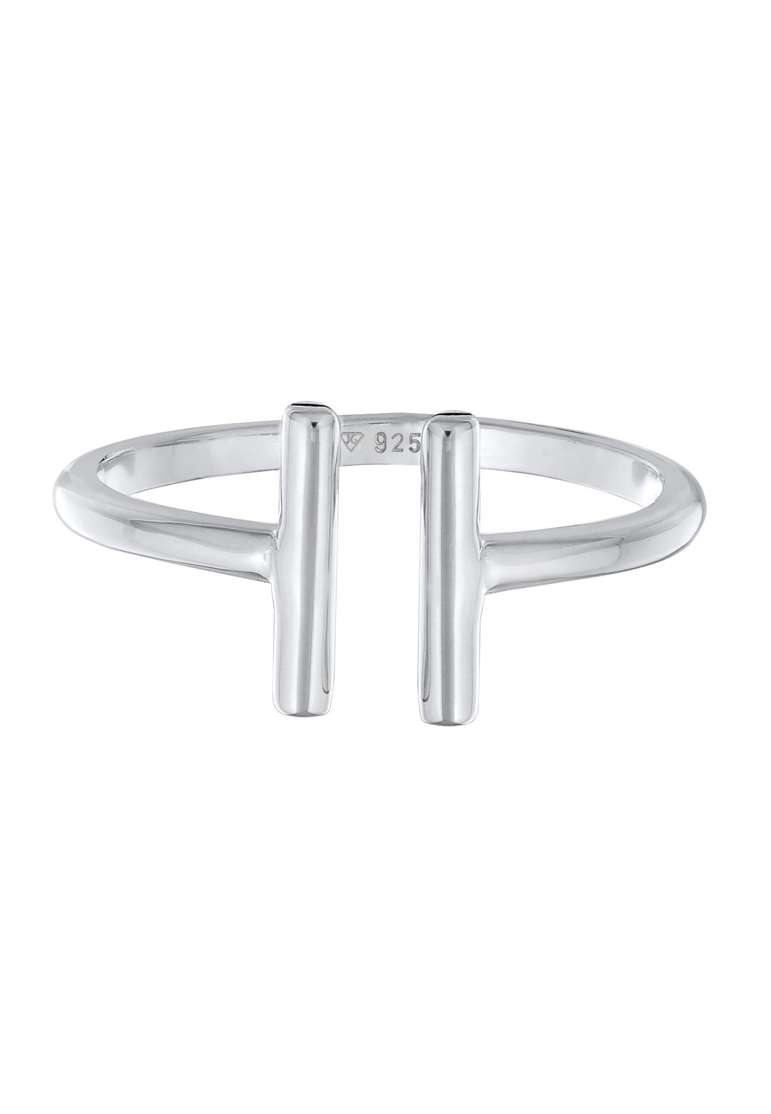 Elli Fingerring »Ring Geo Stab Trend Offen 925 Silber«