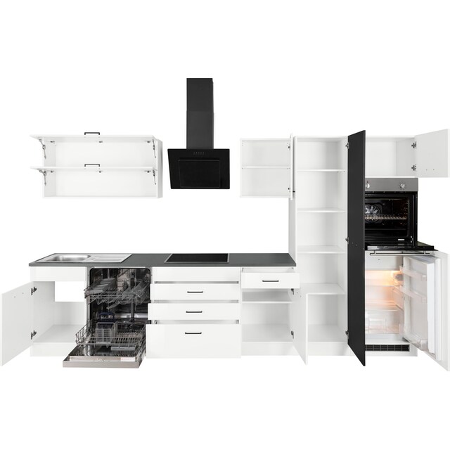 HELD MÖBEL Küchenzeile »Trier«, mit E-Geräten, Breite 350 cm im OTTO Online  Shop