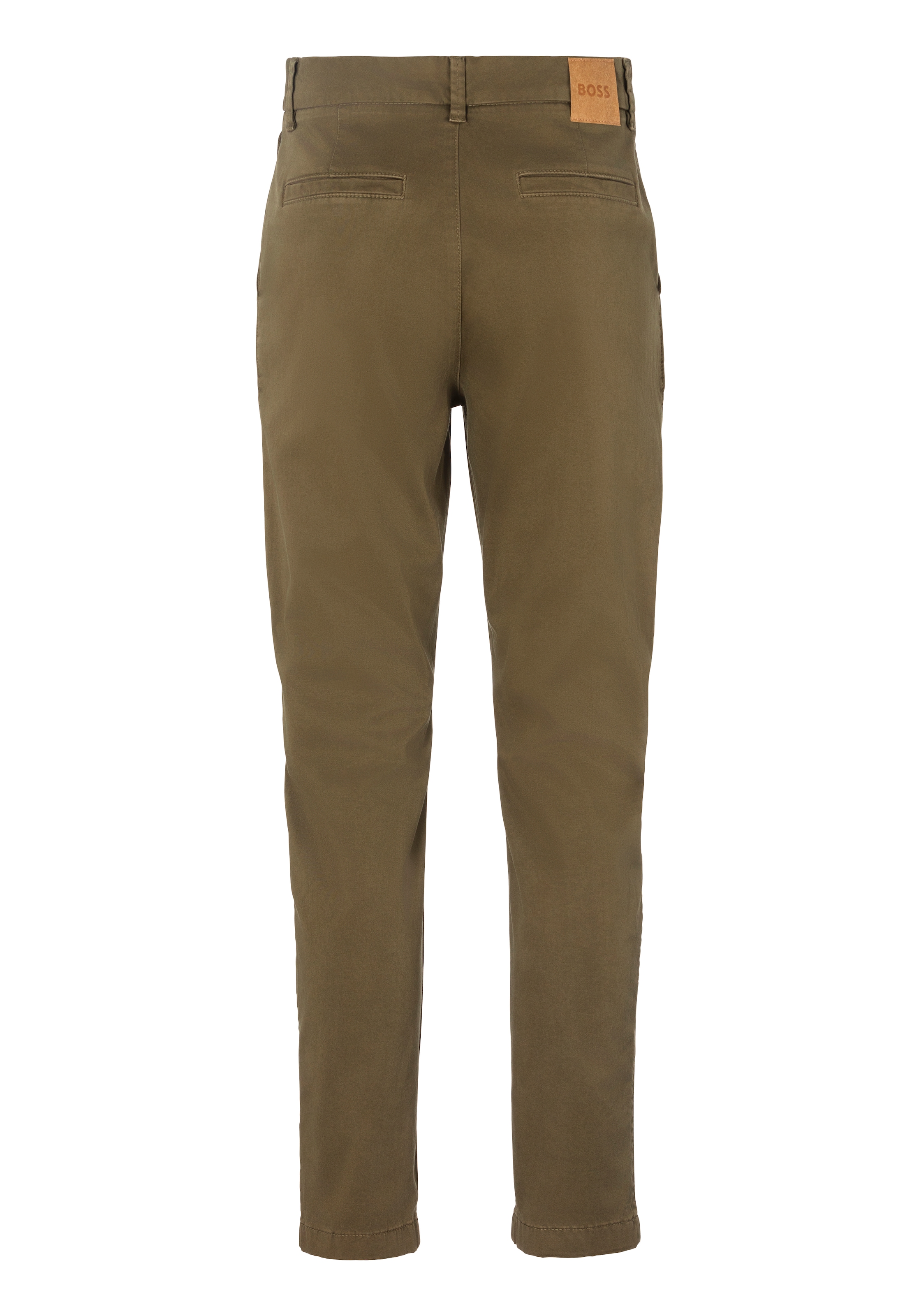 BOSS ORANGE Webhose »Tachini Premium Damenmode«, mit Leder-Brandlabel am hinteren Bundabschluss