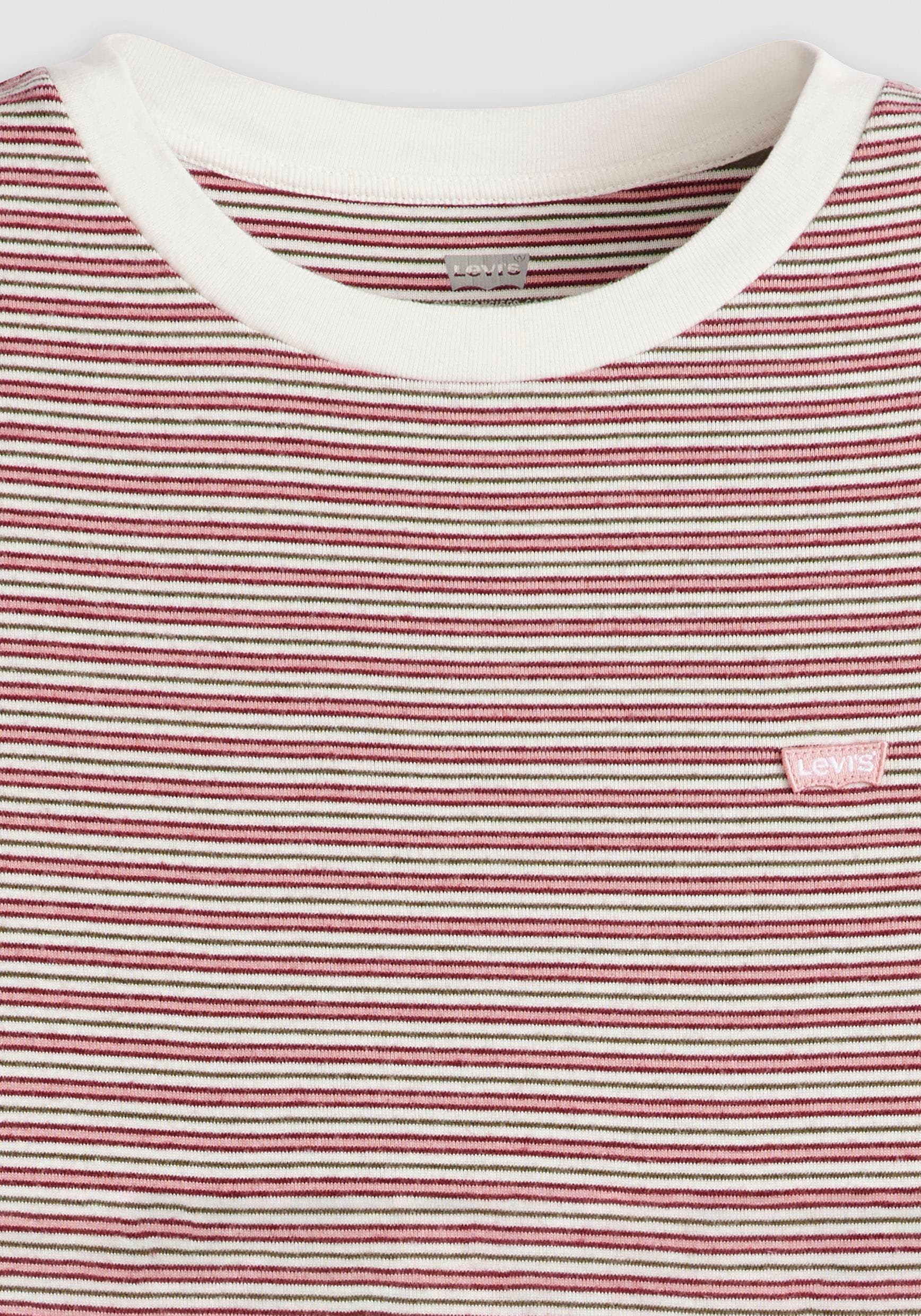 Levi's® T-Shirt »ESSENTIAL HM SS TEE«, Taillierter Schnitt