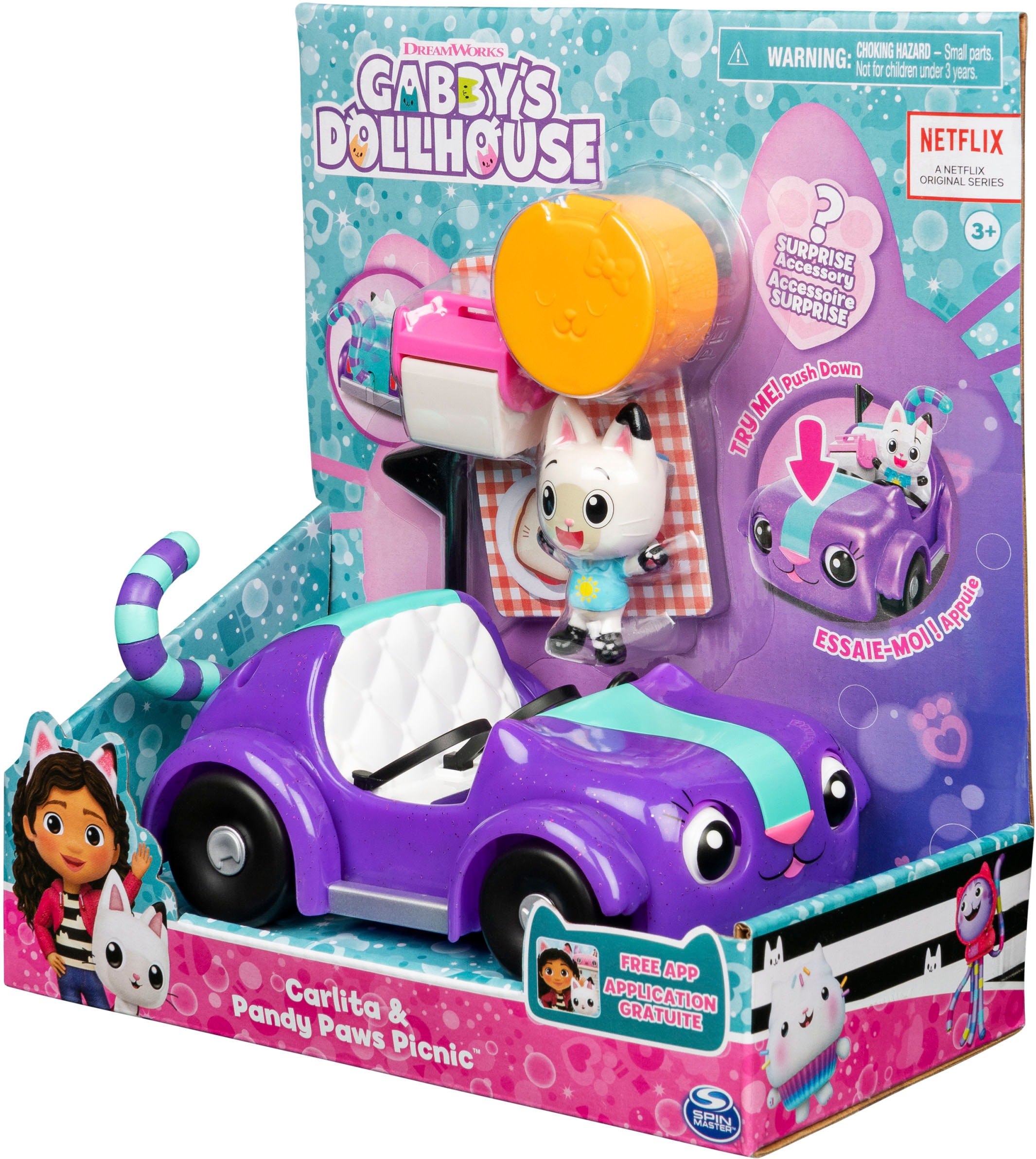 Spin Master Spielzeug-Auto »Gabby's Dollhouse – Carlita Vehicle«