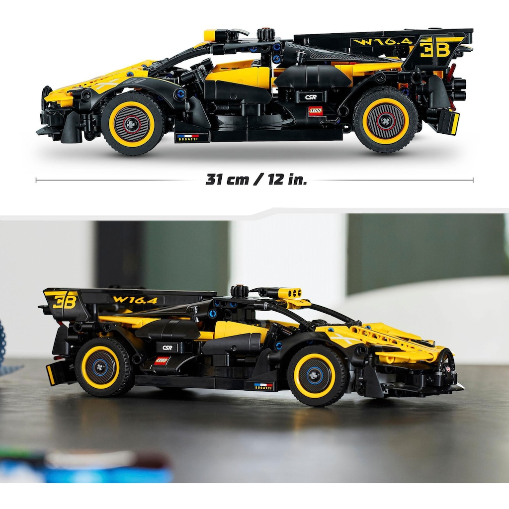 LEGO® Konstruktionsspielsteine »Bugatti-Bolide (42151), LEGO® Technic«, (905 St.)