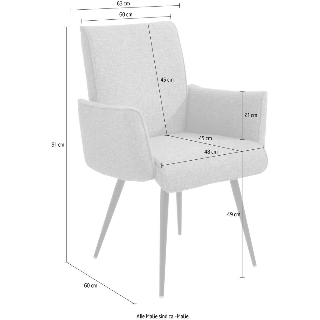 K+W Komfort & Wohnen Essgruppe »Giacomo I«, (6 tlg.)