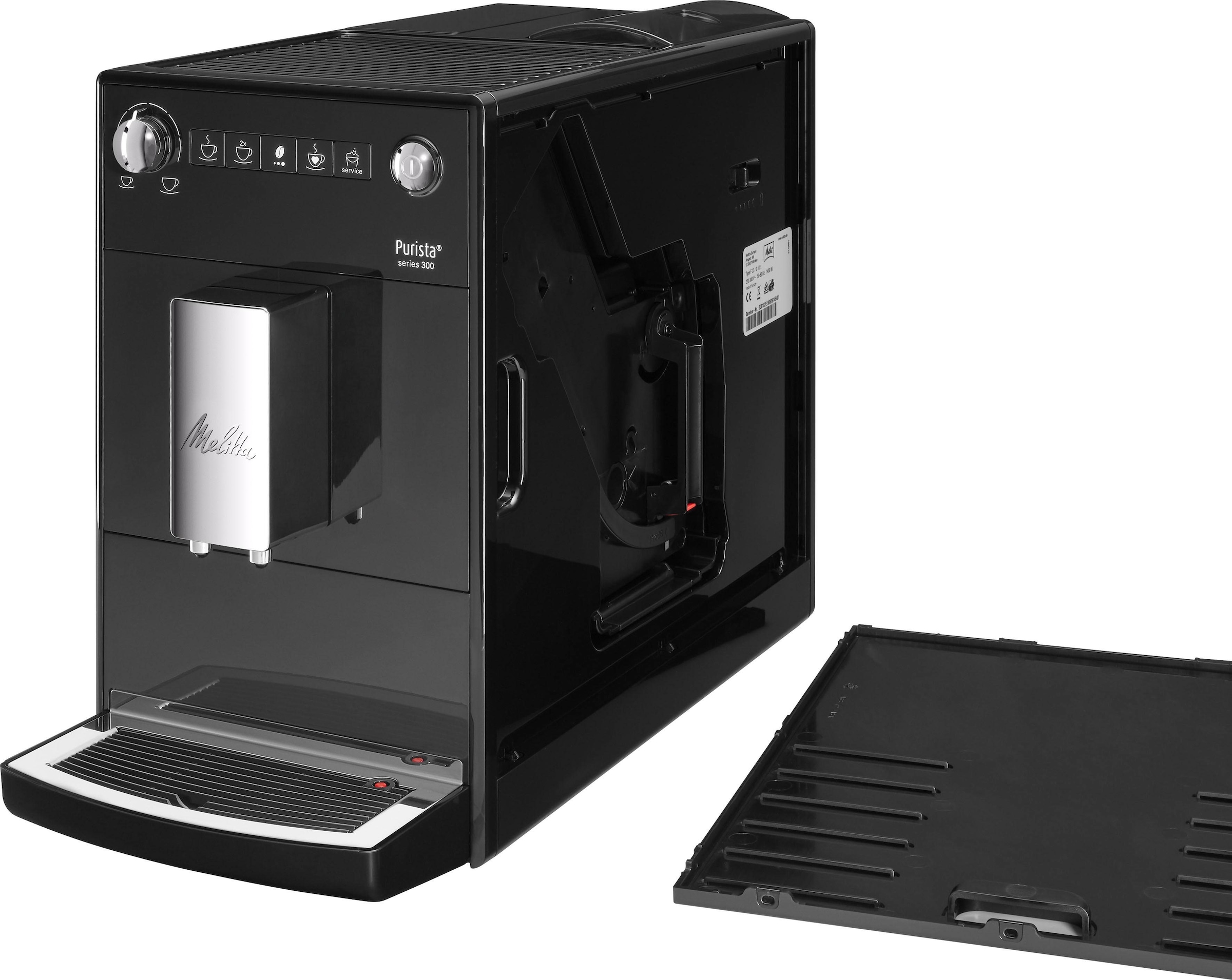Melitta Kaffeevollautomat »Purista® F230-102, leise Lieblingskaffee-Funktion, im extra Shop OTTO schwarz«, & kompakt Online jetzt