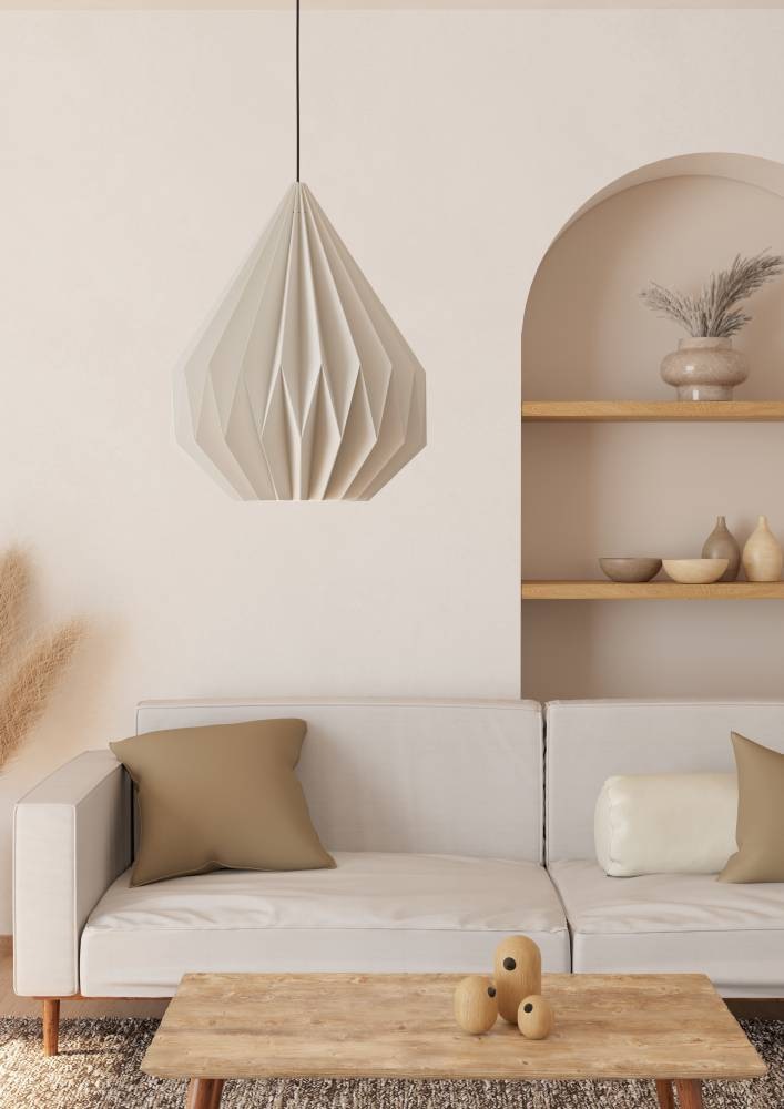 EGLO Hängeleuchte »MINTING« E27 1 Stk. Pendelleuchte, Hängeleuchte, Metall in Schwarz, Papier in Weiß, Ø 45cm