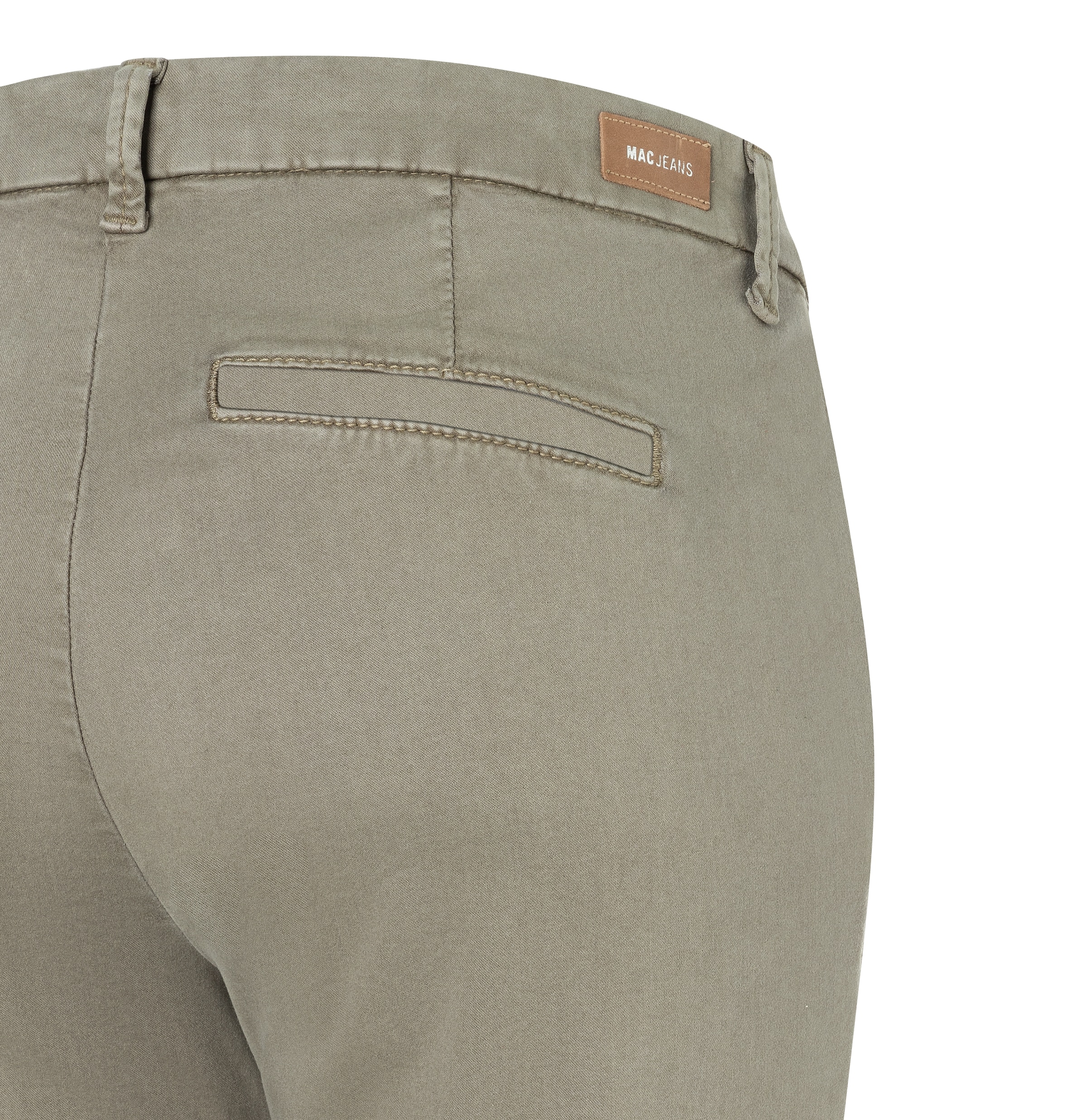 MAC Chinohose »CHINO turn up«, mit dezentem Glanz, elegant und sportiv zugleich