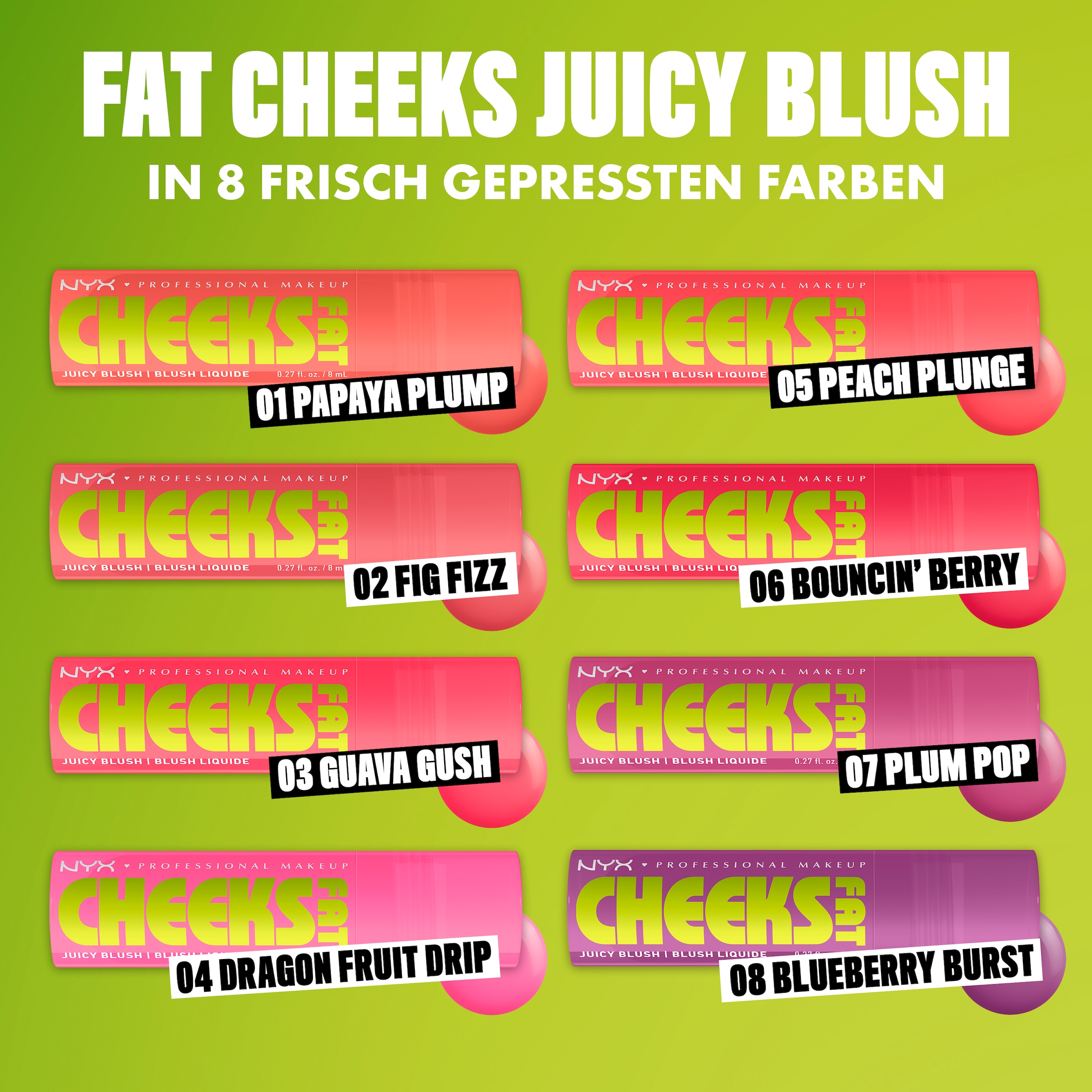 NYX Rouge »NYX Professional Makeup Fat Cheeks Blush«