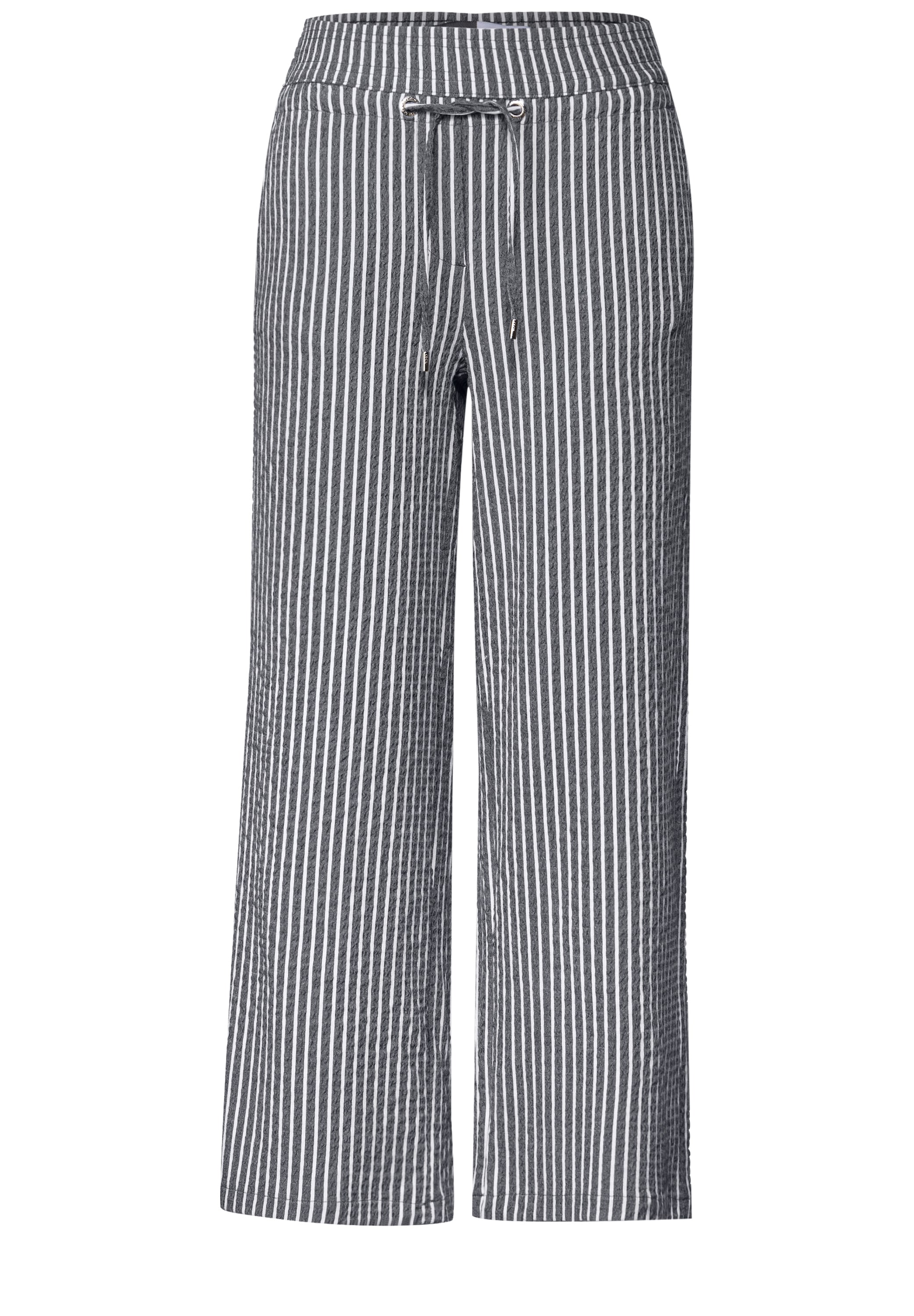 Cecil Stoffhose »Style Neele«, mit Streifen-Muster, Seersucker-Style