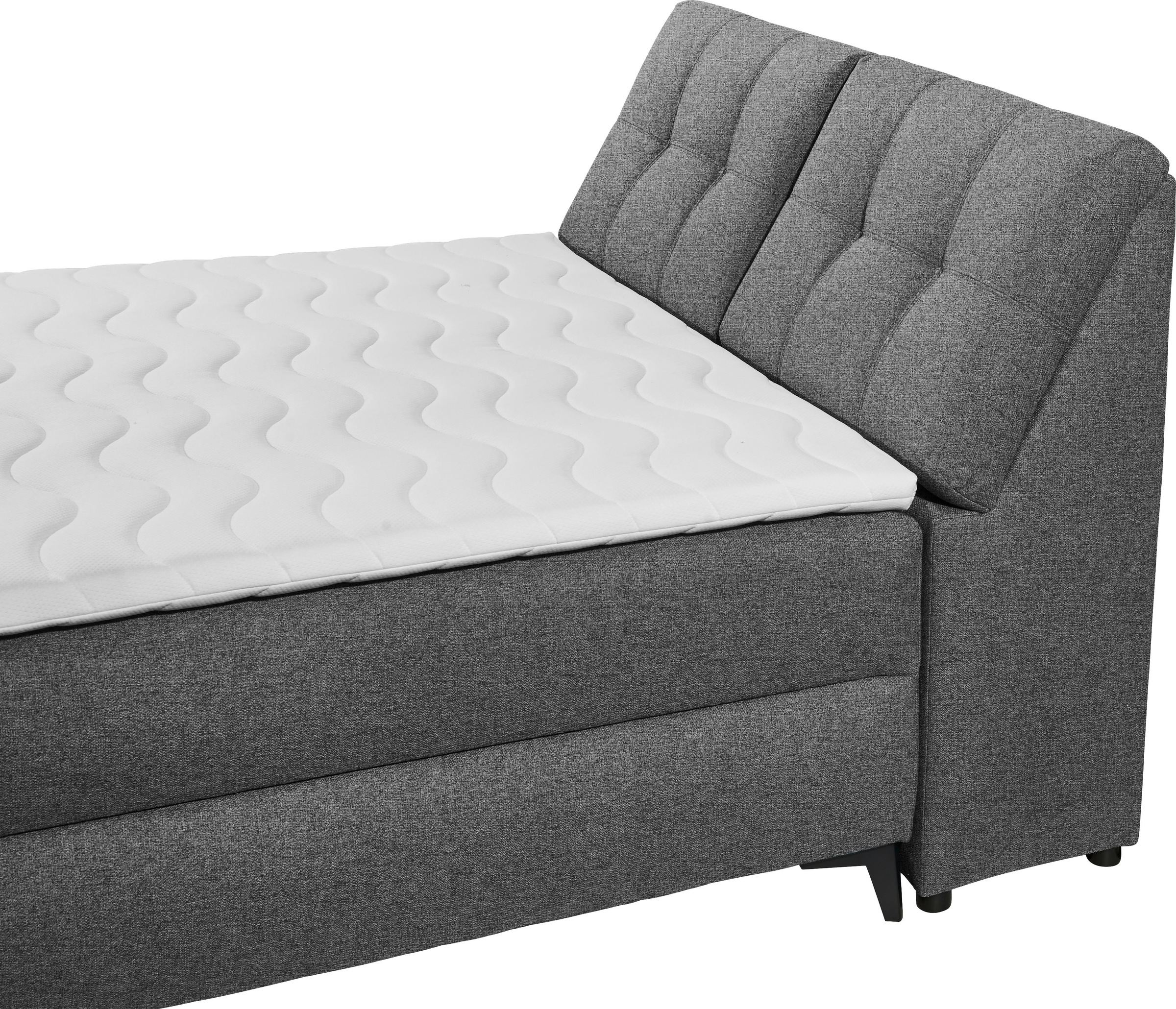 ED EXCITING DESIGN Boxbett »Atlantis«, mit Bettkasten und Stauraum im Kopfteil