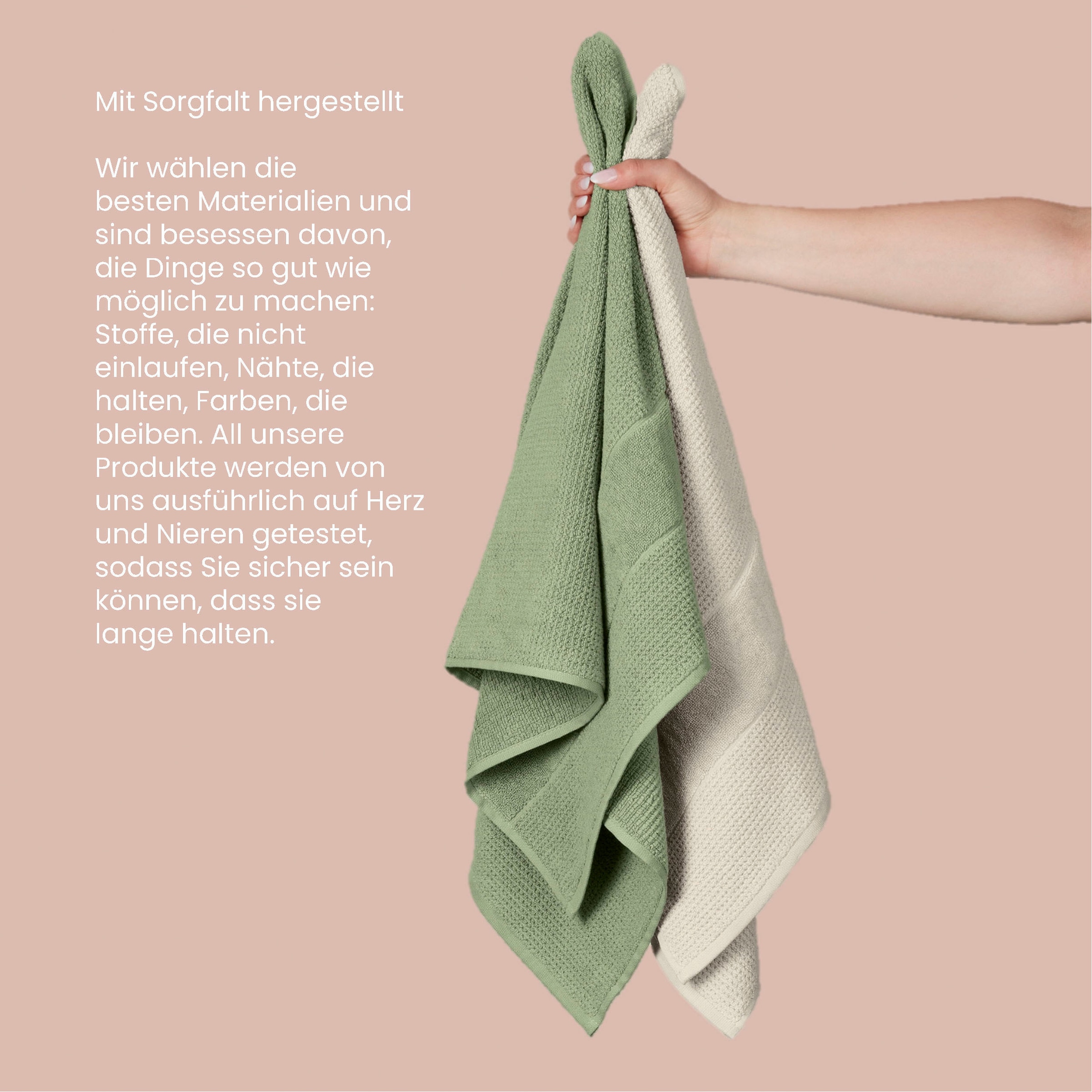 Schiesser Handtücher »Turin bei MADE (4 Reiskorn-Optik, by 4er 100% GREEN IN OEKO-TEX®-zertifiziert Baumwolle«, aus im St.), OTTO Set kaufen