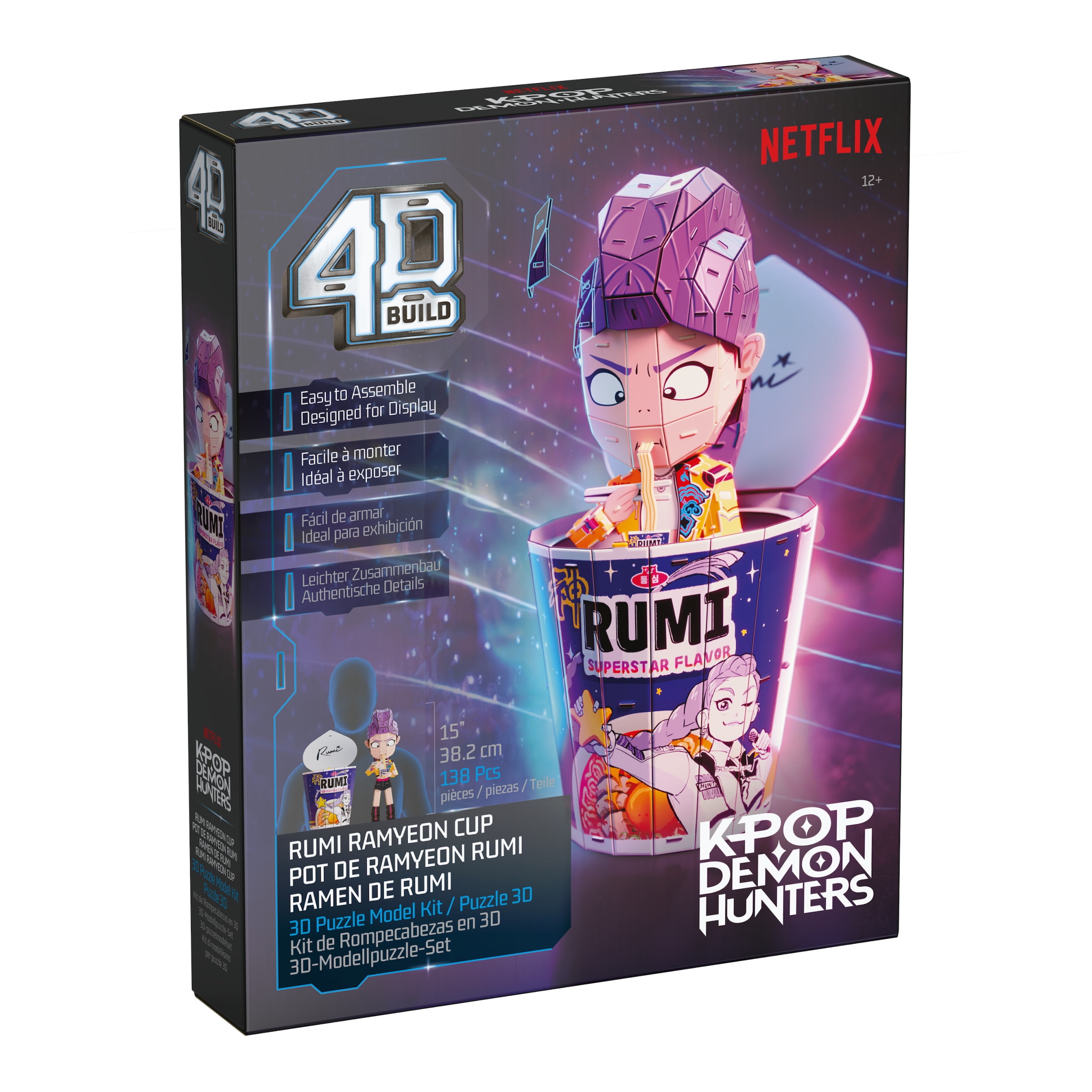 Spin Master 3D-Puzzle »4D Build - K-Pop Demon Hunters - Rumi im Ramen-Becher«