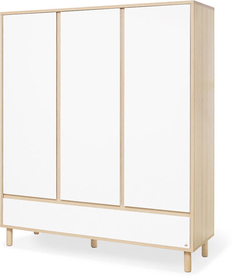 Pinolino® Kinderkleiderschrank »Flow«, 3-türig, groß; Made in Europe