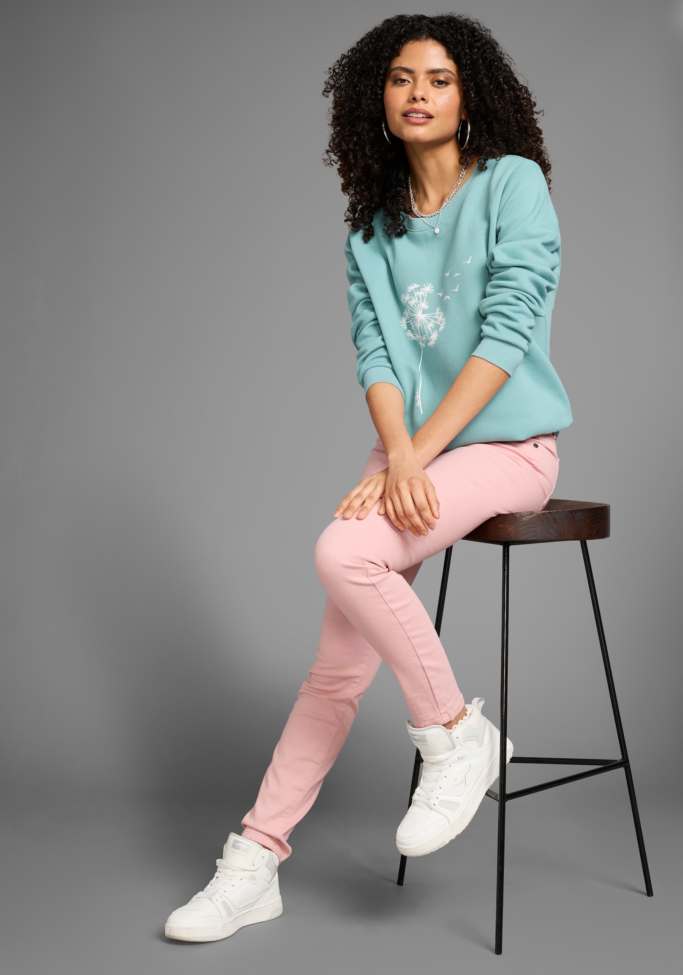 KangaROOS Sweatshirt, mit Pusteblume