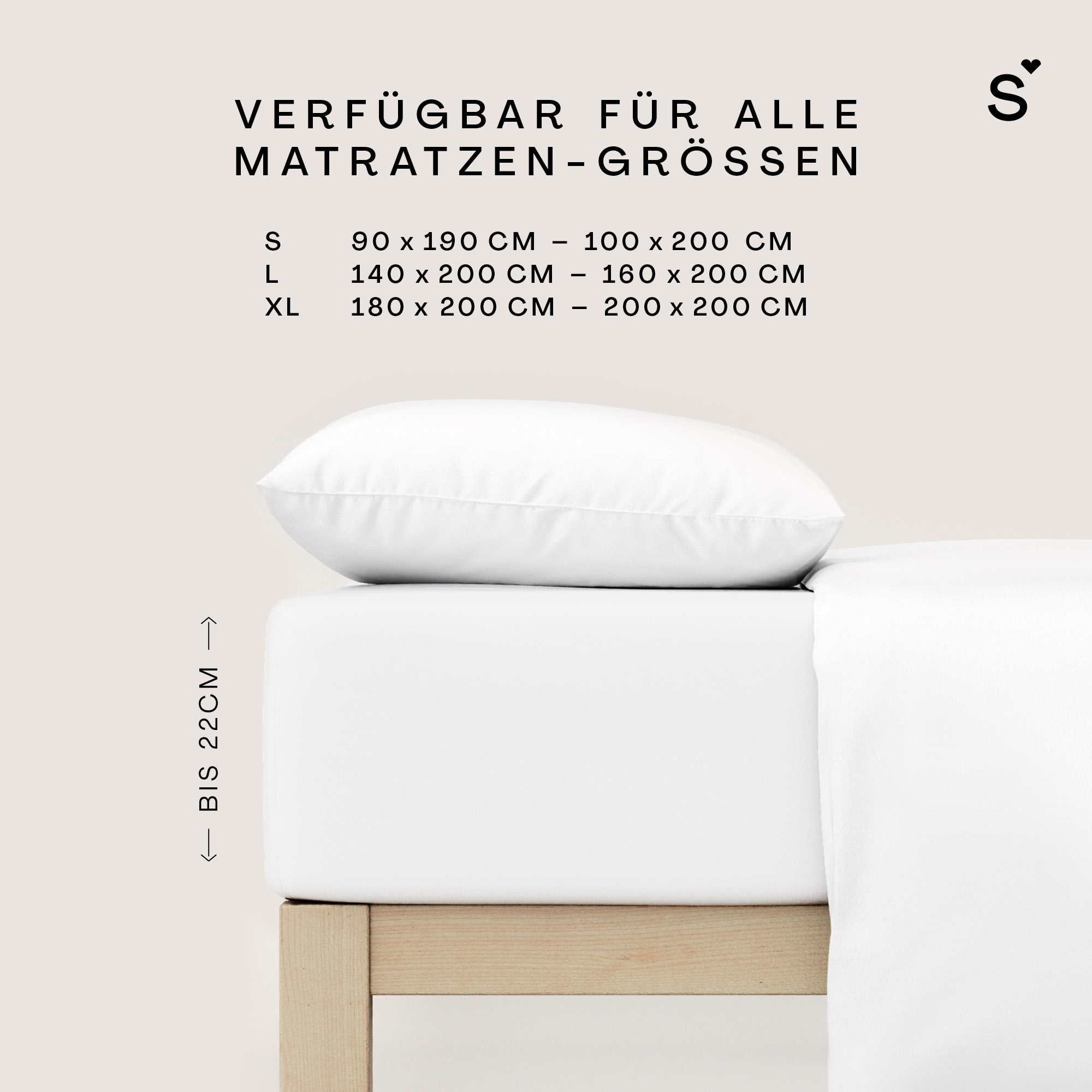 Schlafgut Spannbettlaken »Basic Cotton Spannbettlaken« Preiseinstiegsmodell