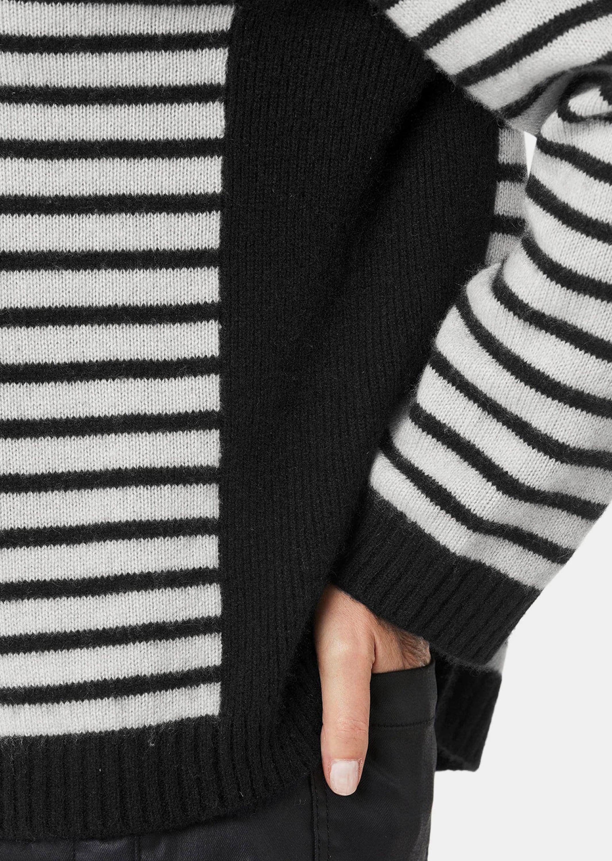 GOLDNER Strickpullover »Kaschmir-Ringelpullover«
