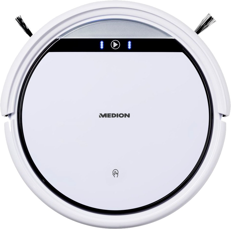 Medion® Saugroboter »MD 10065 optimiert für Tierhaare und Allergiker«, + erweitertes Ersatzteilset + systematische Navigation