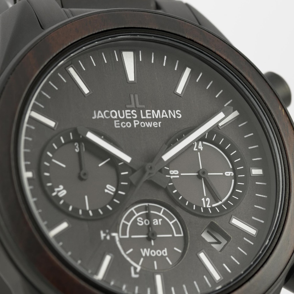 Jacques Lemans Chronograph »Eco Power Solar Wood, 1-2115M«