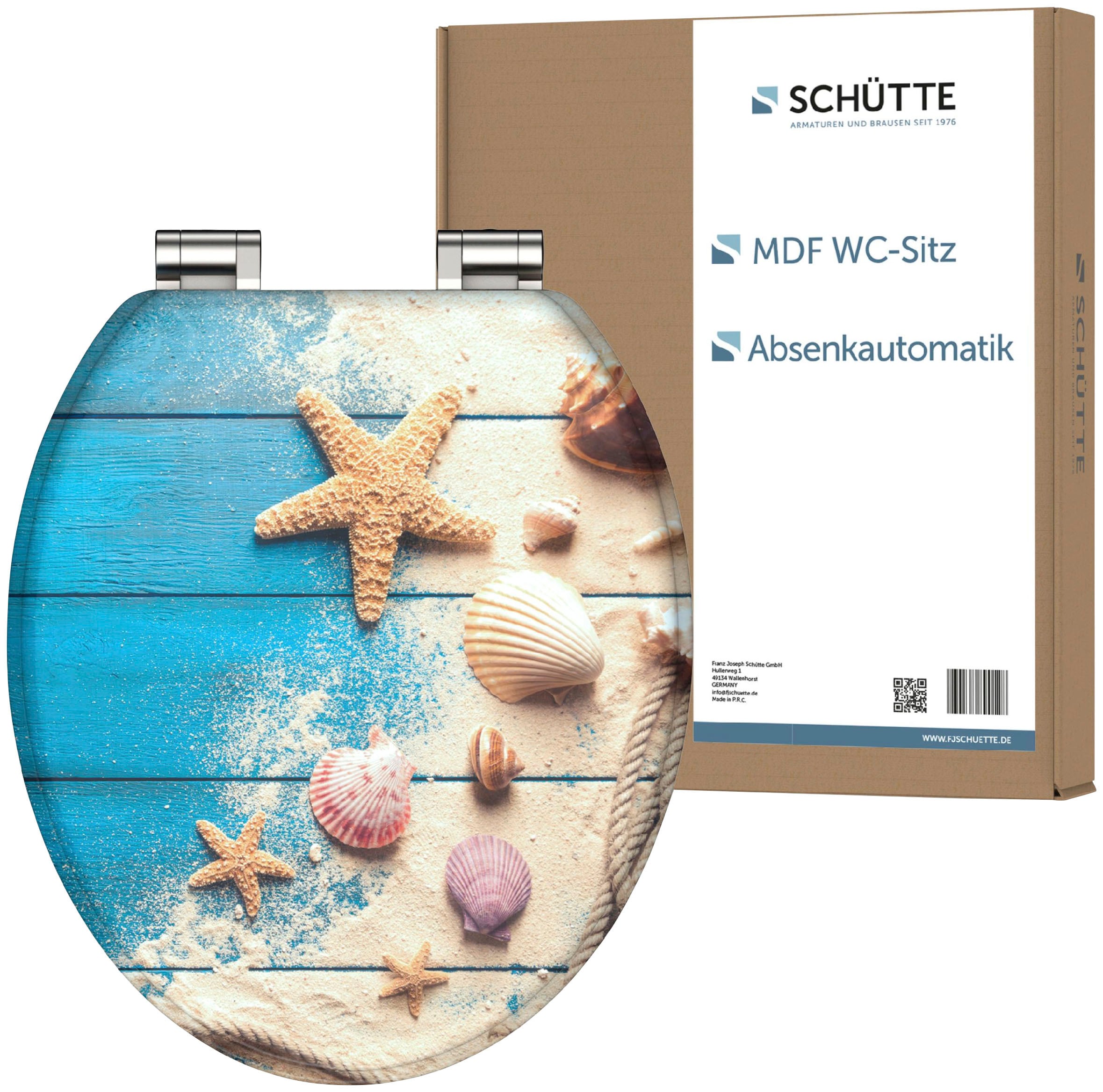 WC-Sitz »BEACH AND WOOD«, Toilettendeckel, mit Absenkautomatik