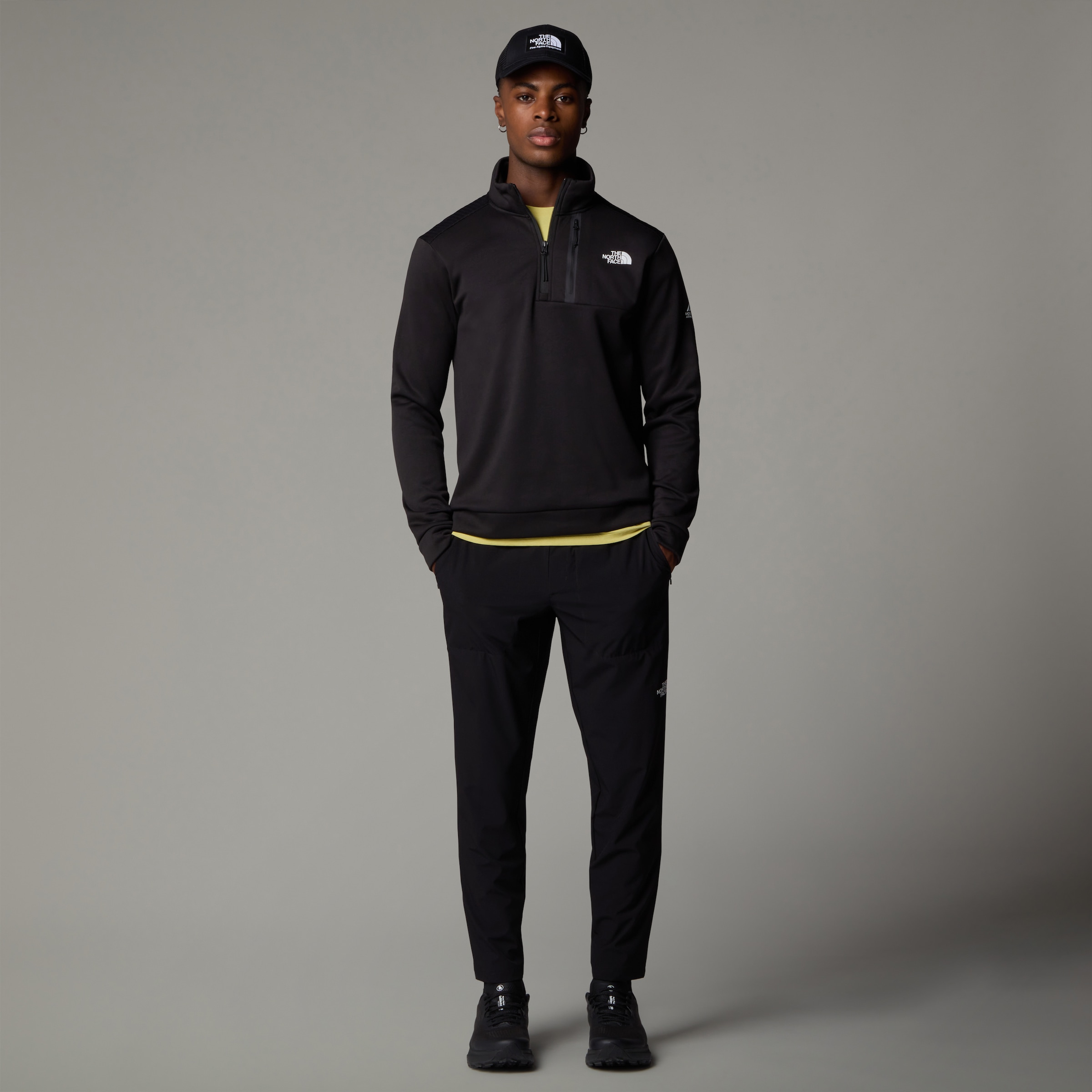 The North Face Sweatshirt »Mountain Athletics Fleece mit 1/4-langem RV für Herren«, (1 tlg.)