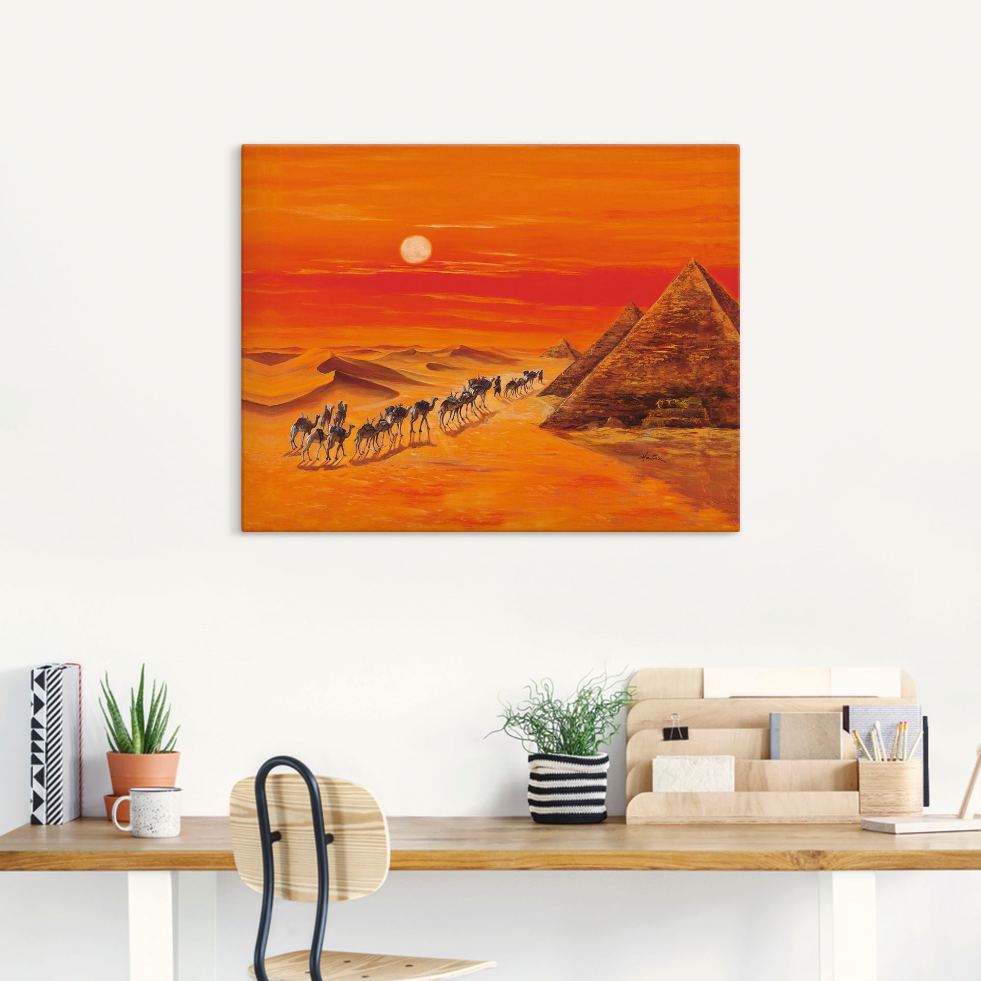 Artland Wandbild »Karawane II«, Afrika, (1 St.), als Alubild, Outdoorbild, Leinwandbild in verschied. Größen