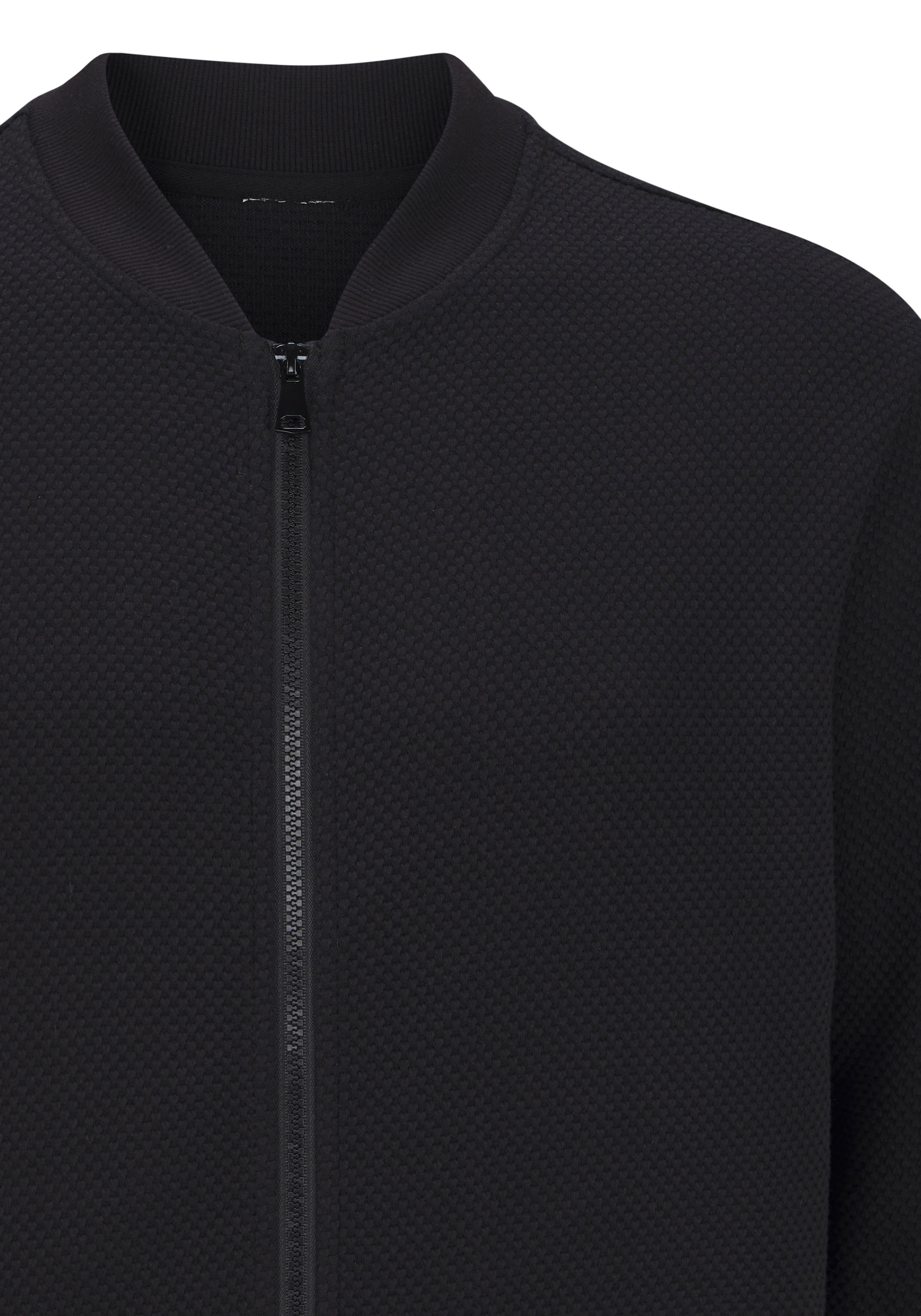 John Devin Sweatjacke »aus Struktur-Qualität« aus Struktur-Qualität