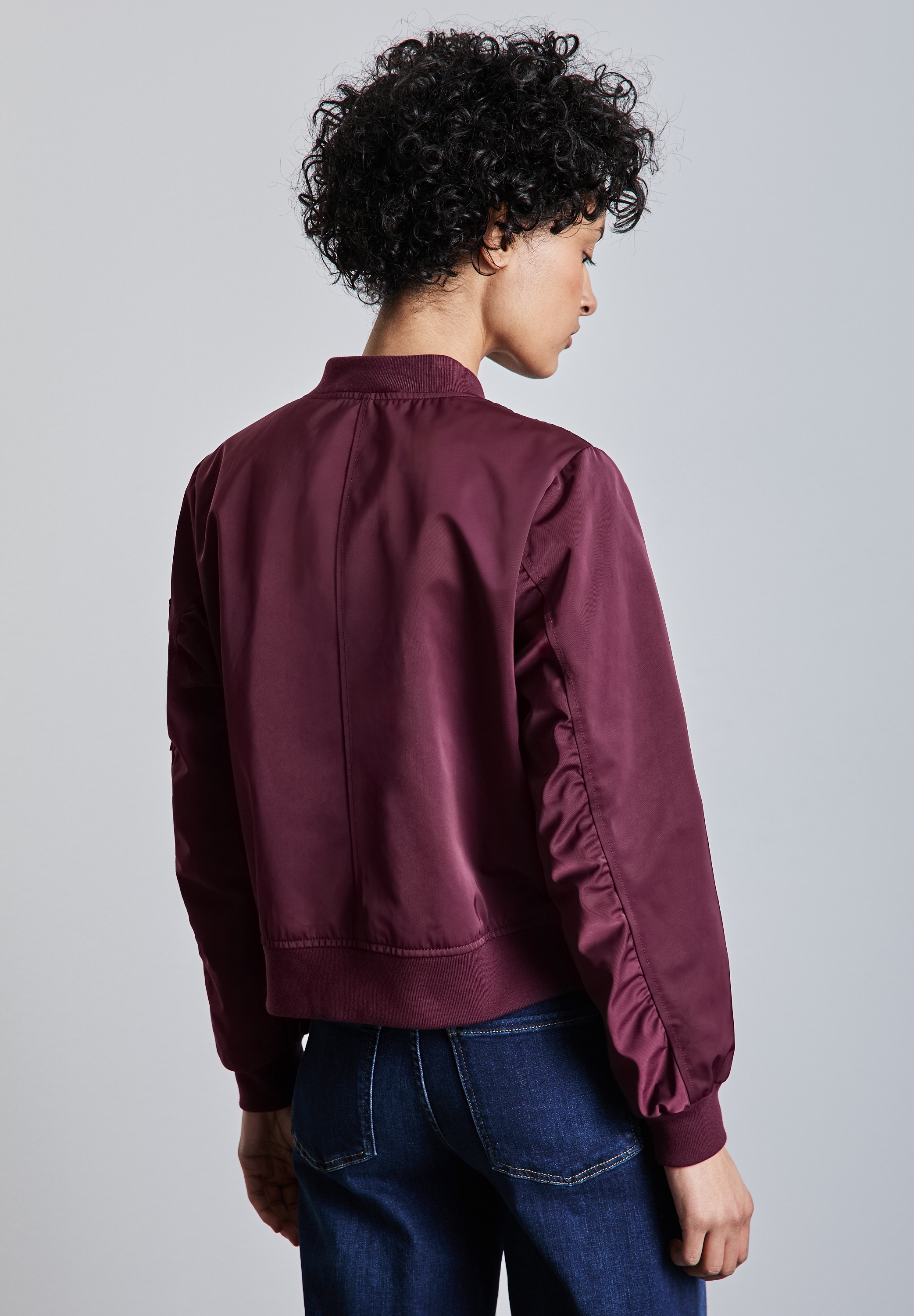 STREET ONE Bomberjacke, im glänzenden Finish