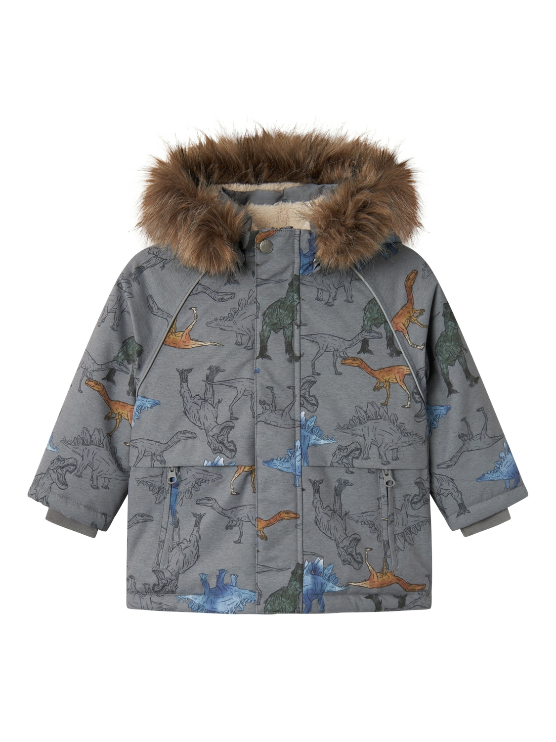 Outdoorjacke »NMMSNOW05 JACKET AOP FO NOOS«, mit Kapuze