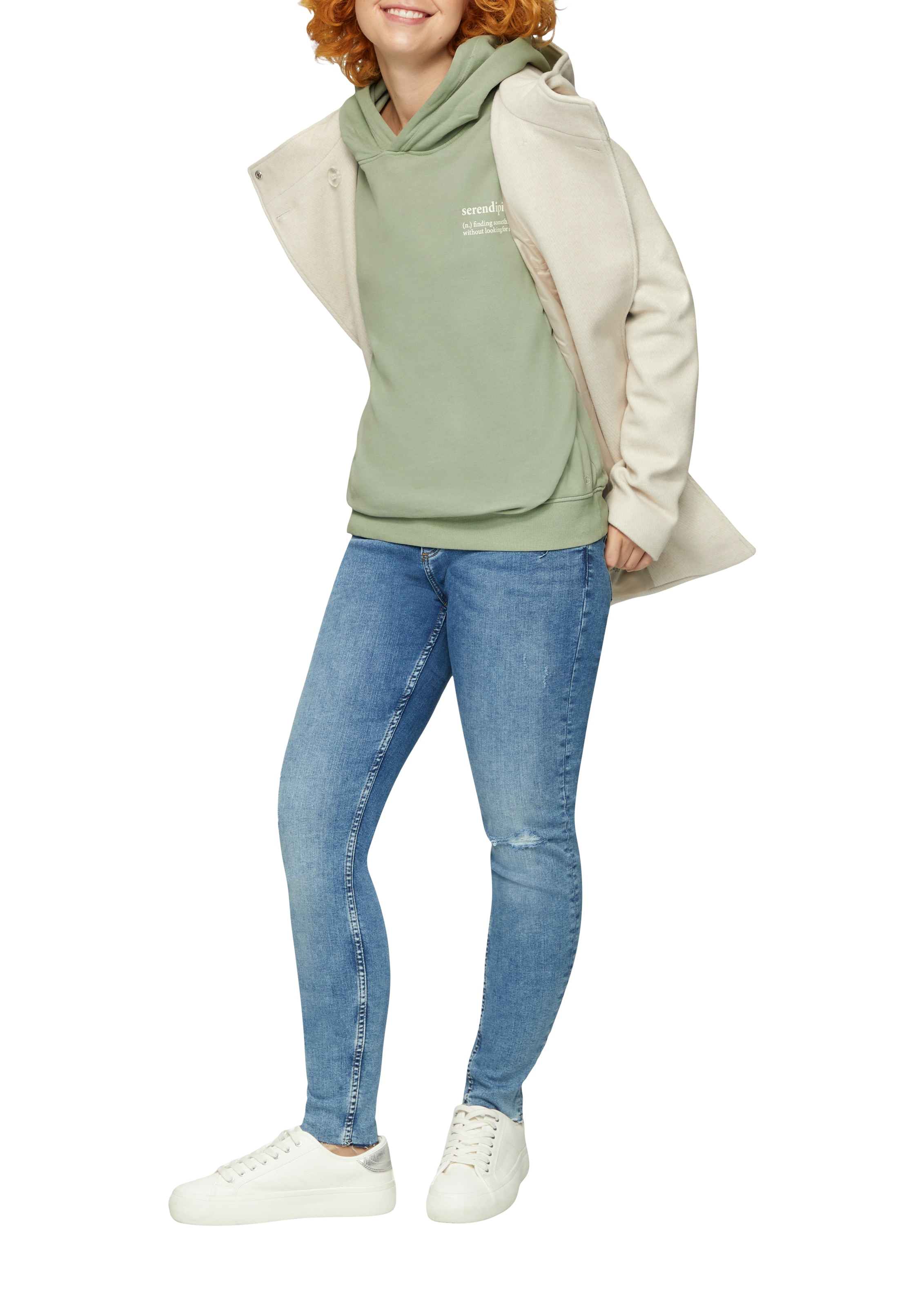 QS Hoodie, mit Kapuze