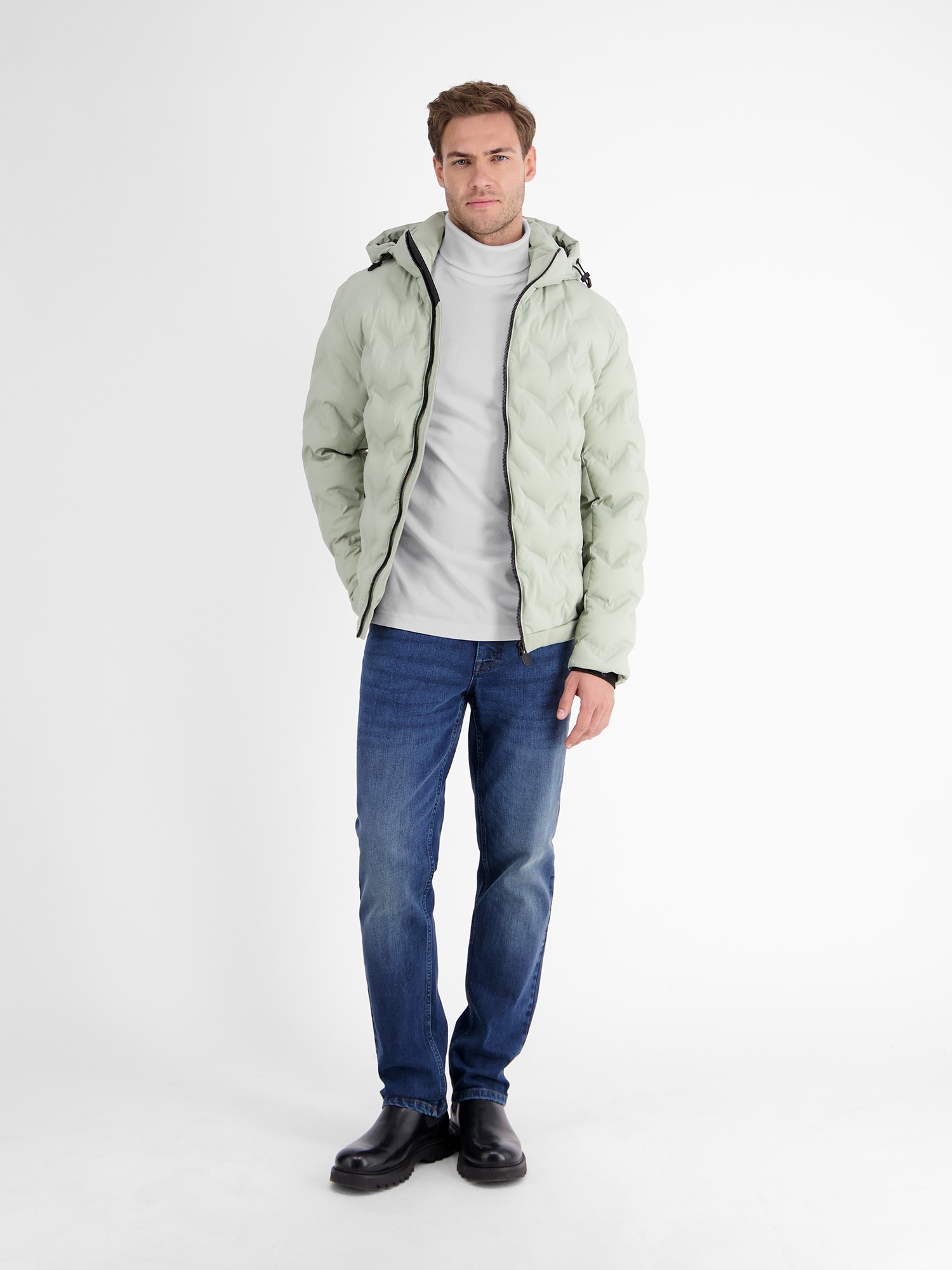LERROS Sweatshirt »Rollkragenshirt aus weicher Baumwolle«
