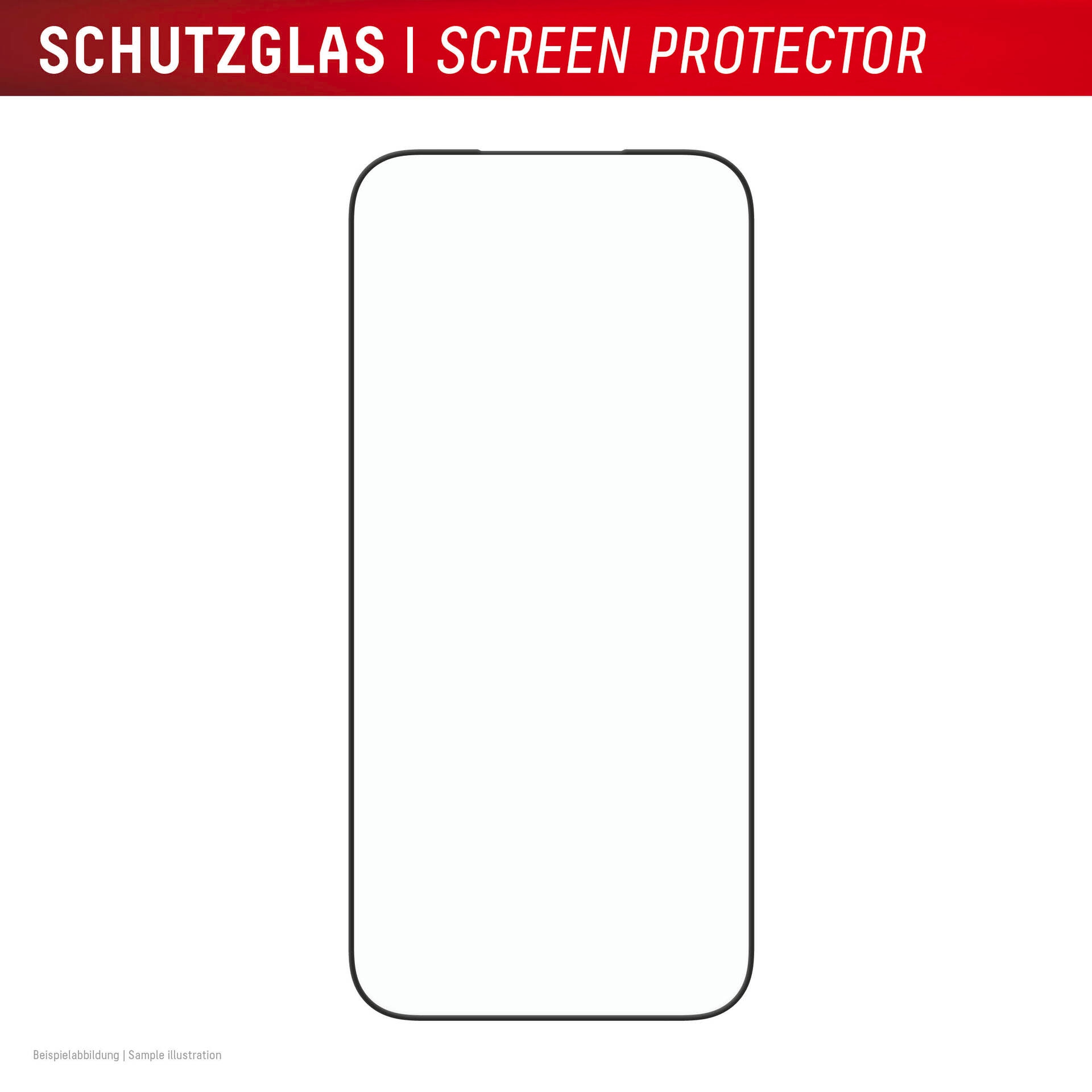 Displex Displayschutzglas »Premium Glass Screen Protector Full Cover«, für Apple iPhone 17 Pro Max, Displayschutzfolie, Schutzfolie, Bildschirmschutz, kratz- & stoßfest