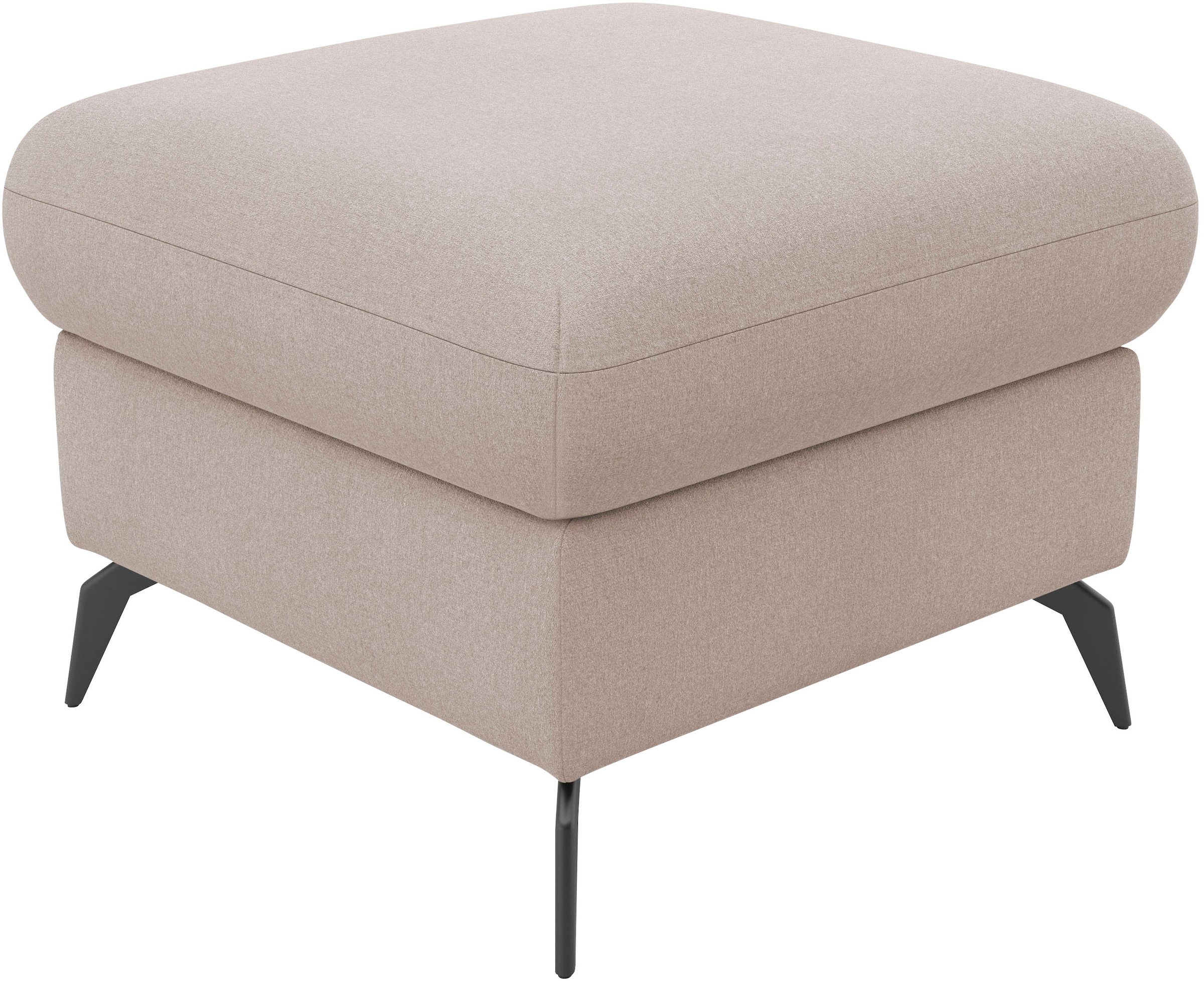 Home affaire Polsterhocker »Rochelle«, (1 St.), moderne 15 cm Metallfüße
