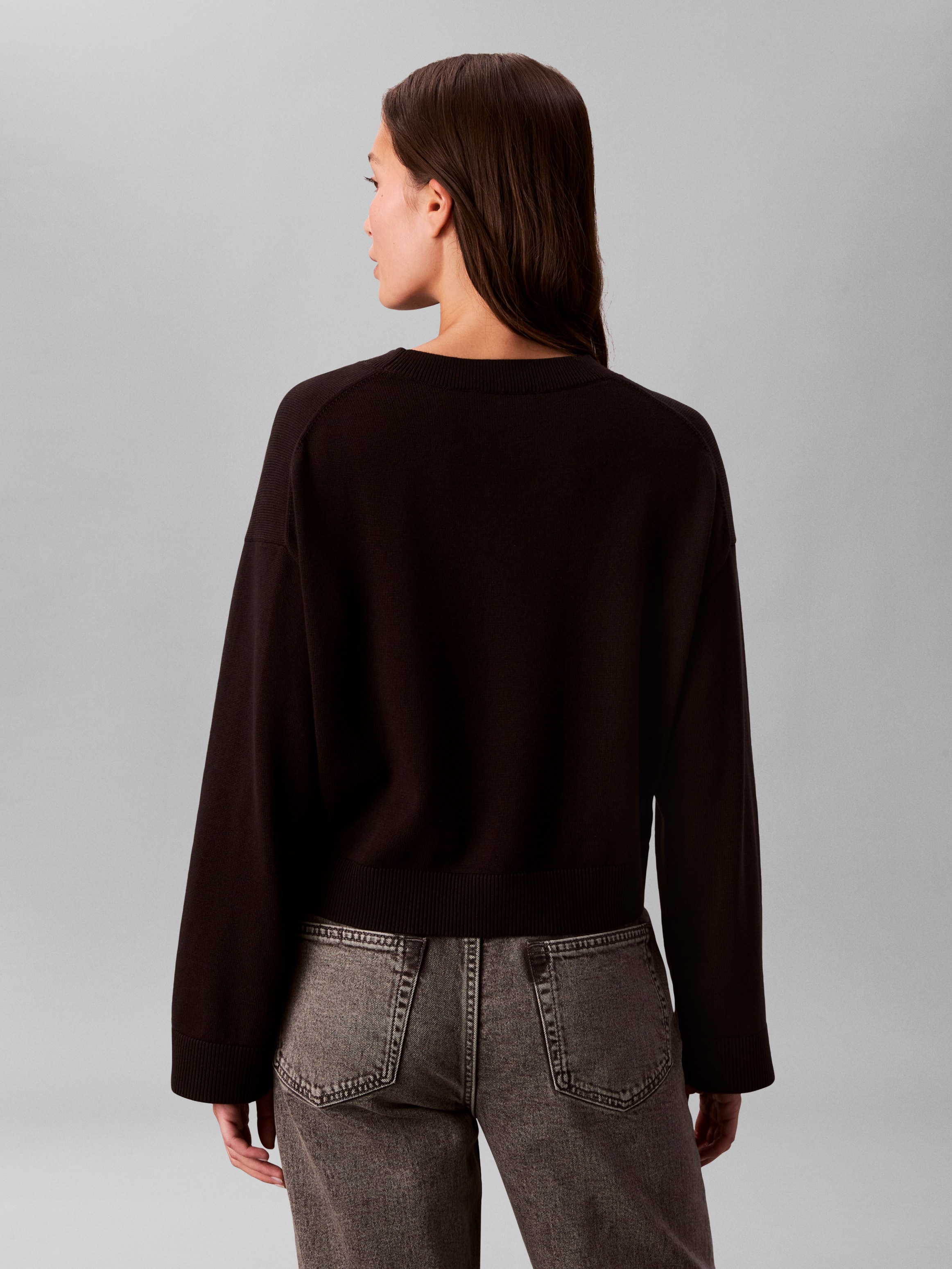 Calvin Klein Jeans Strickpullover Regular fit mit Rundhalsausschnitt