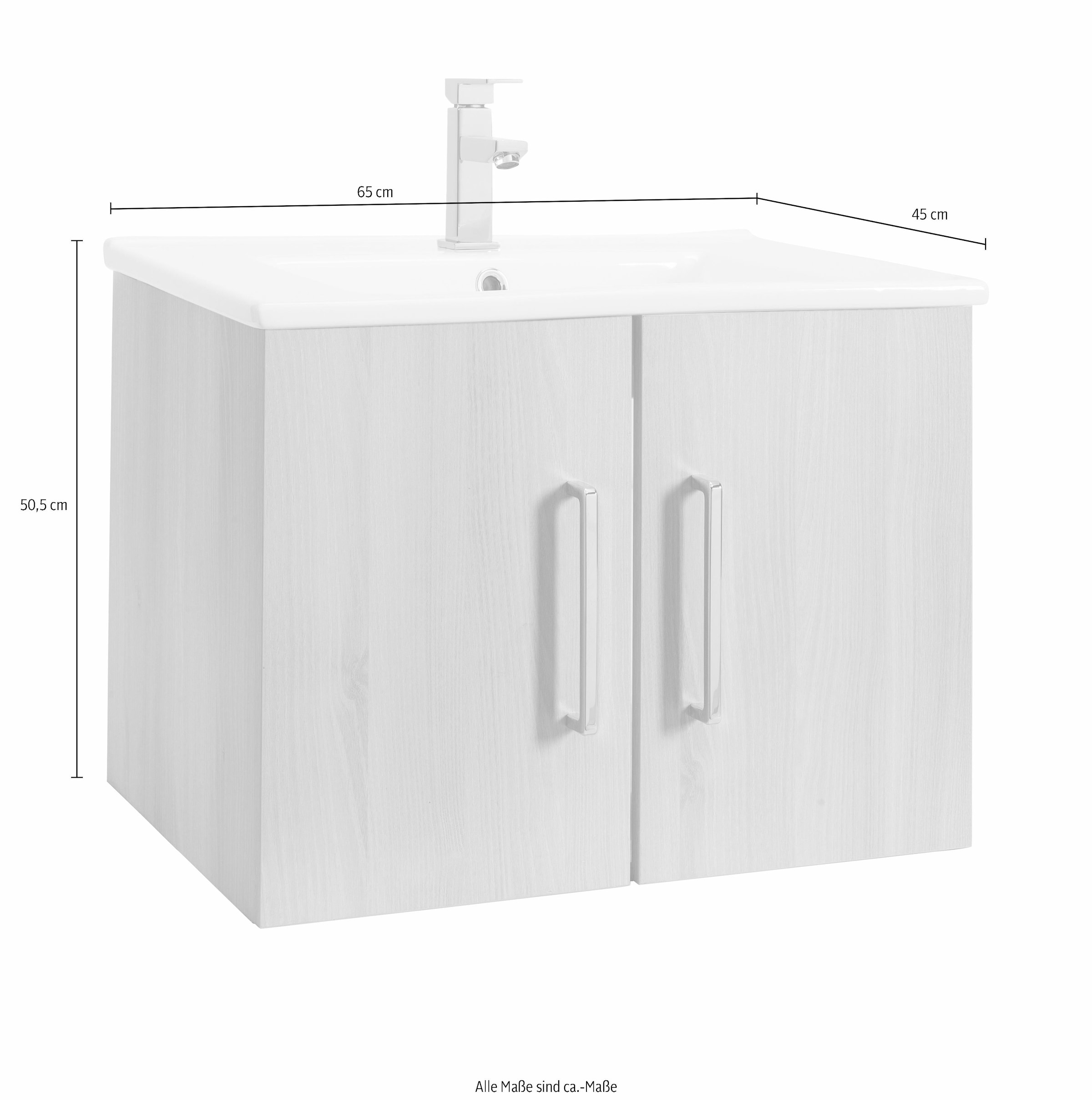 OPTIFIT Waschtisch »Napoli«, mit Soft-Close-Funktion, Breite 65 cm im OTTO  Online Shop