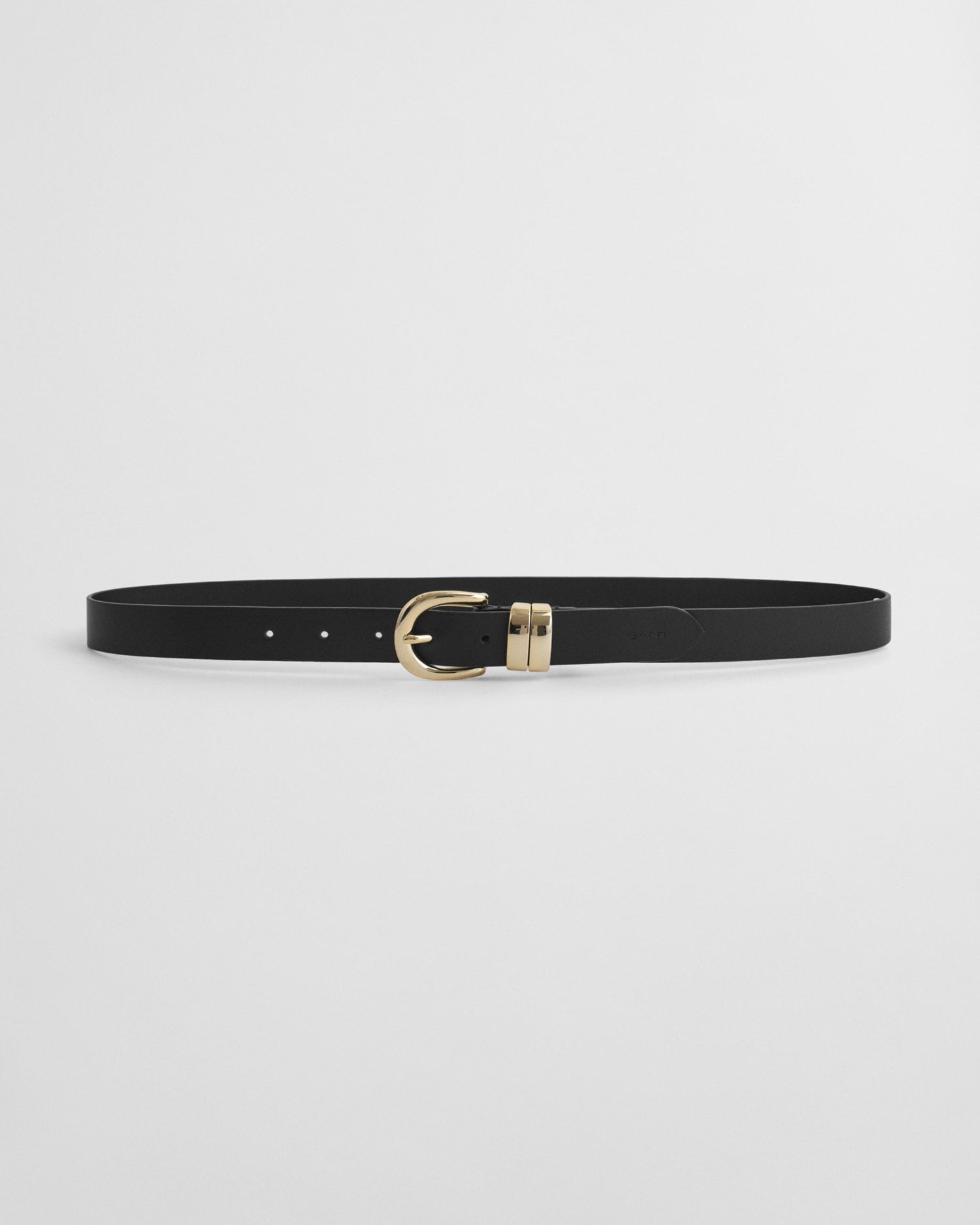 Gant Ledergürtel »CHUNKY KEEPER LEATHER BELT« Größenverstellbar durch Einfachdornschließe