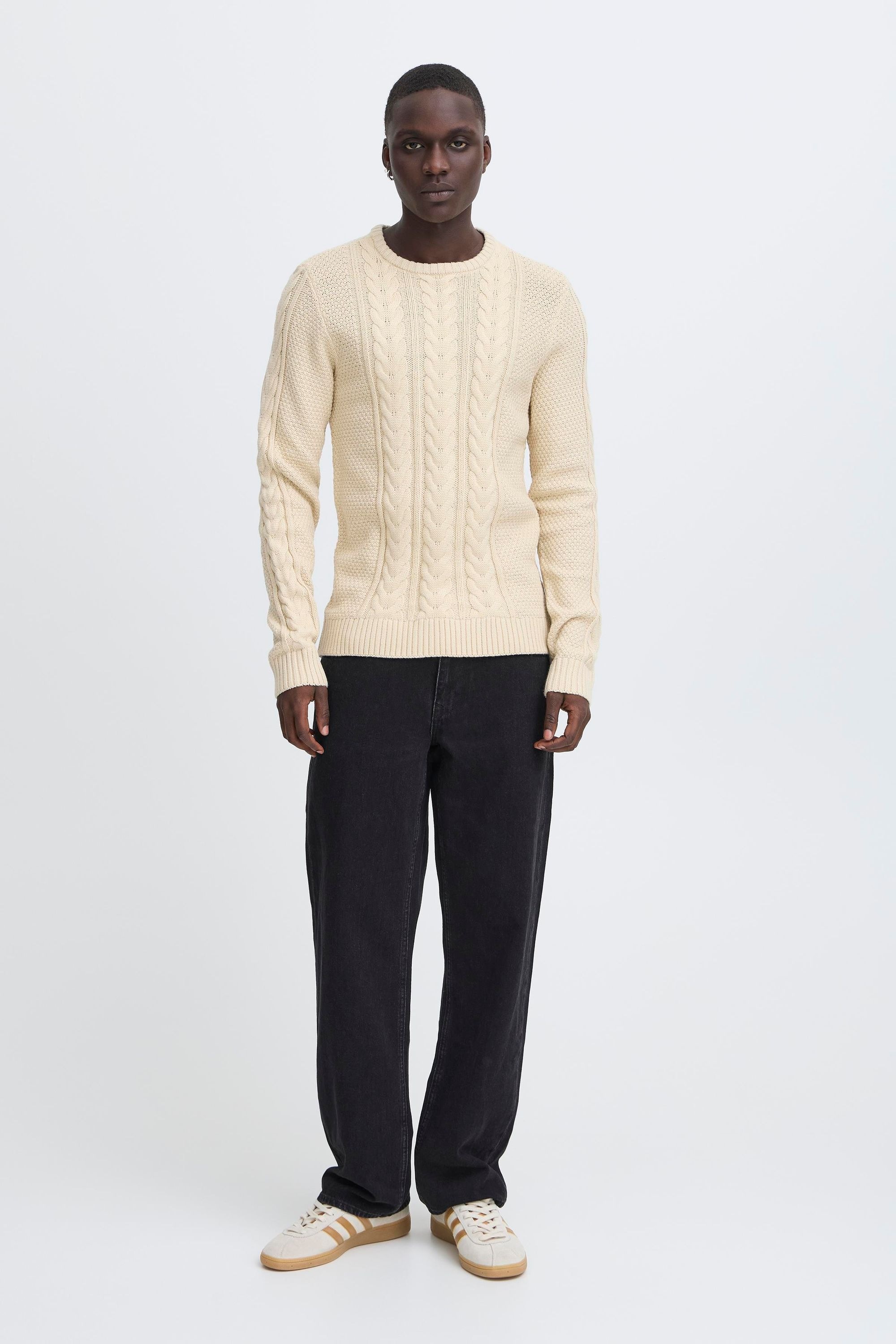 Blend Strickfleece-Pullover »Strickpullover BHBASIM«