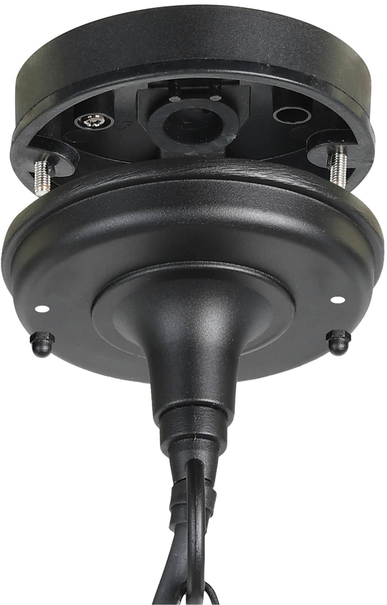 EGLO Hängeleuchte »LATERNA 4 Hängelampe schwarz, für Außenbereich, spritzwassergeschützt« E27 1 Stk. Außen-Hängelampe, aus Aluguss und Glas, E27, IP44, H90 x Ø20,5 cm