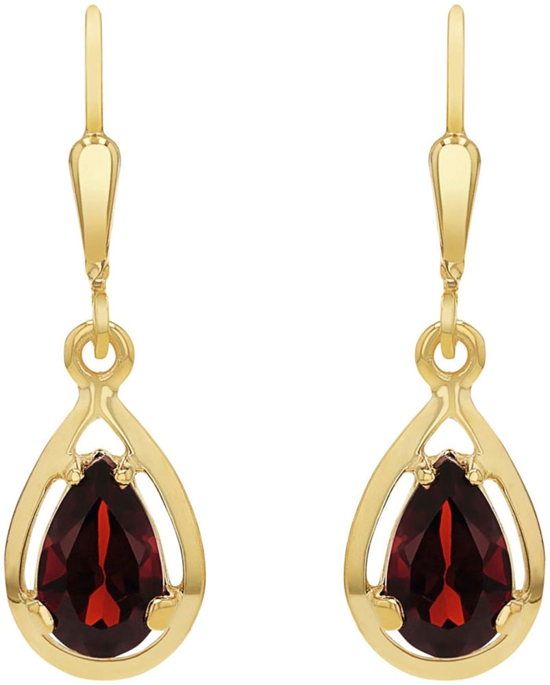 Amor Paar Ohrhänger »2021570« mit Granat